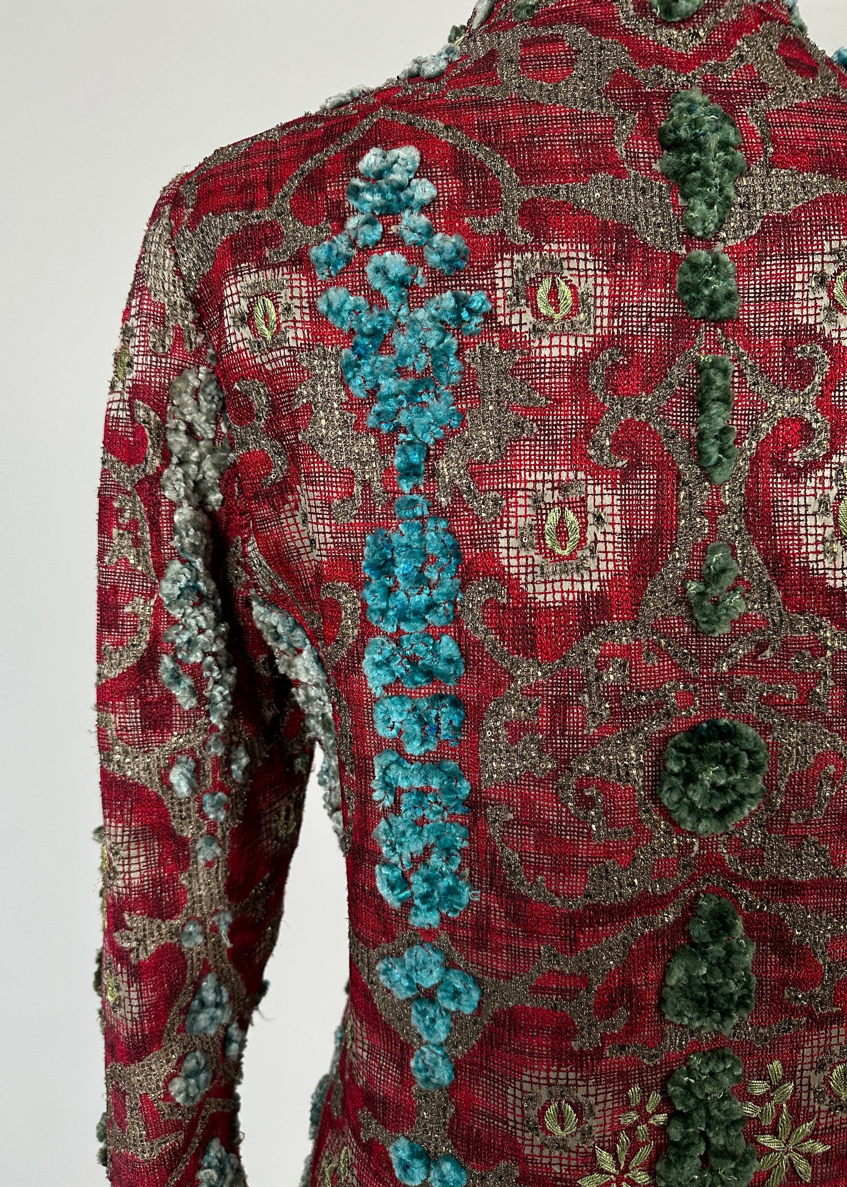 Vintage Oscar de la Renta Tapestry Coat F/W 2003