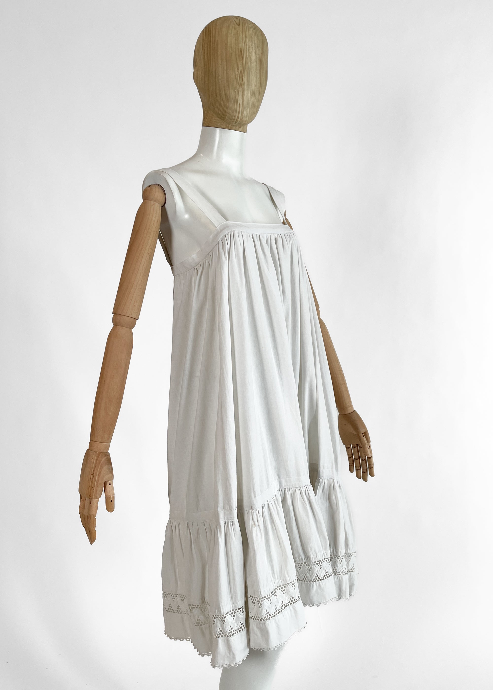 REMARCHER Antique Cotton and Lace Dress