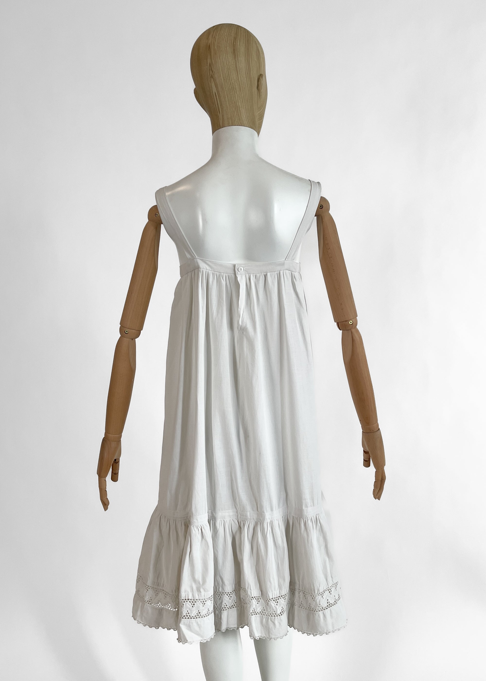 REMARCHER Antique Cotton and Lace Dress
