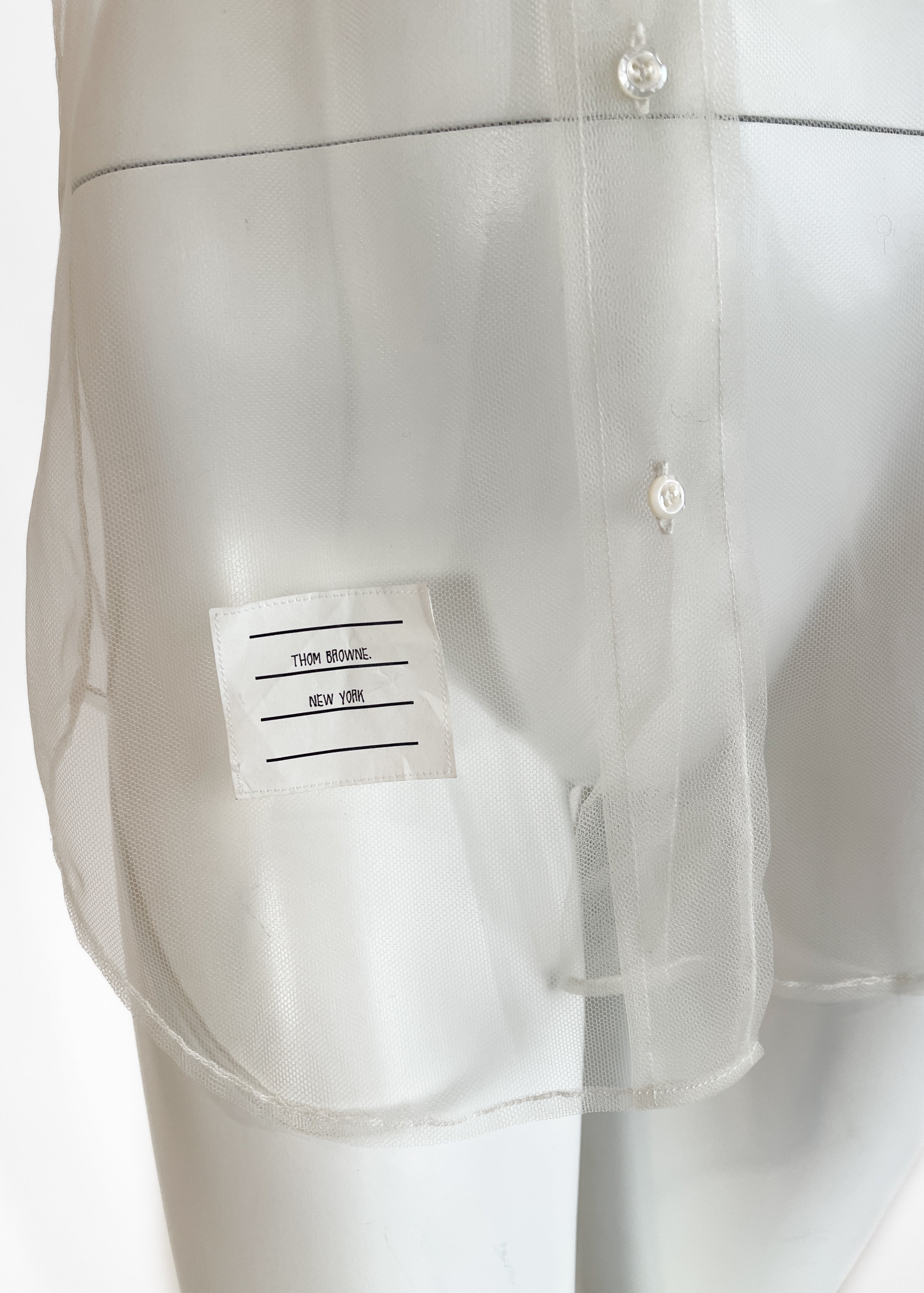 Thom Browne 'Invisible' Sheer Shirt