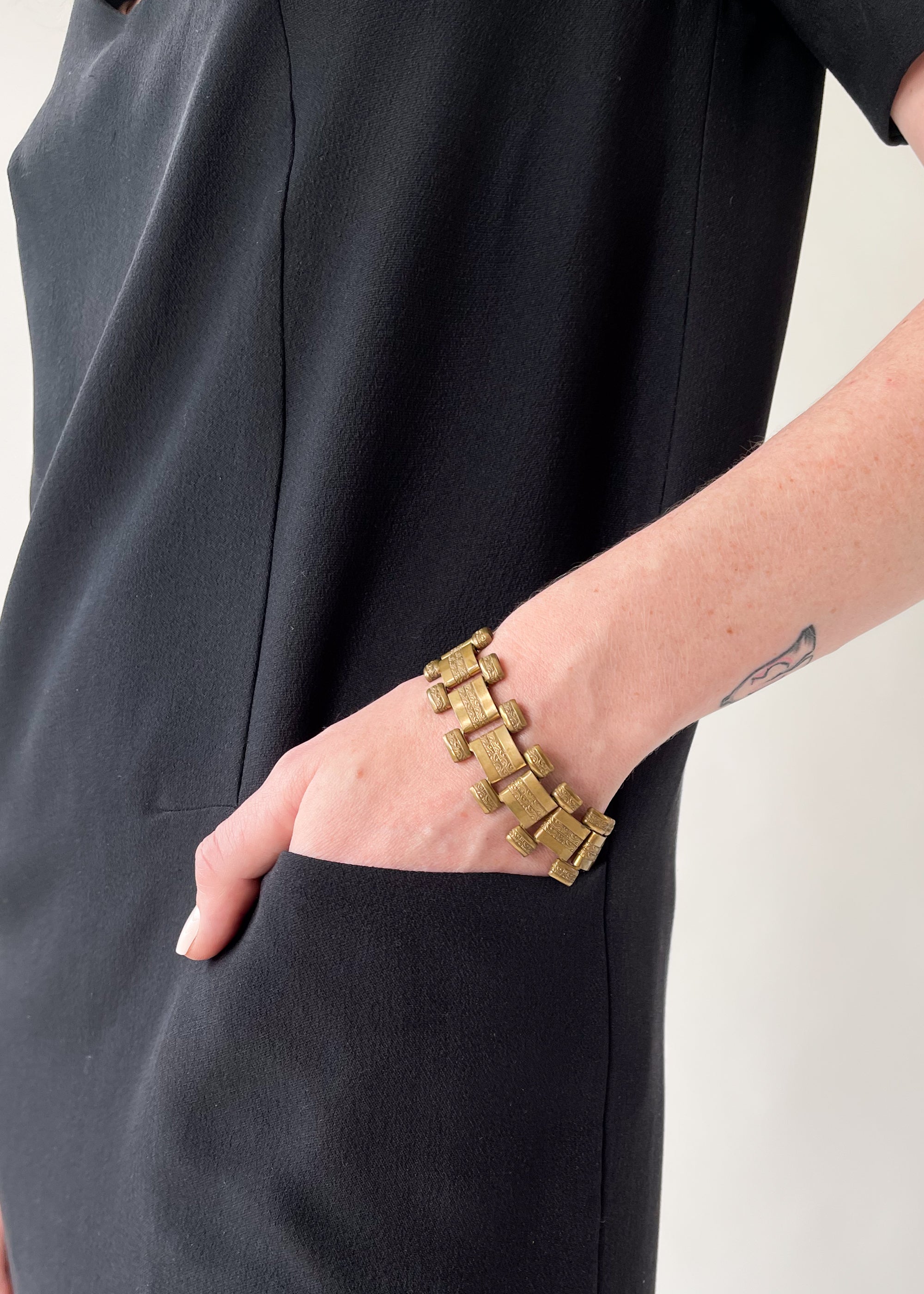 Vintage 1930s Book Chain Bracelet