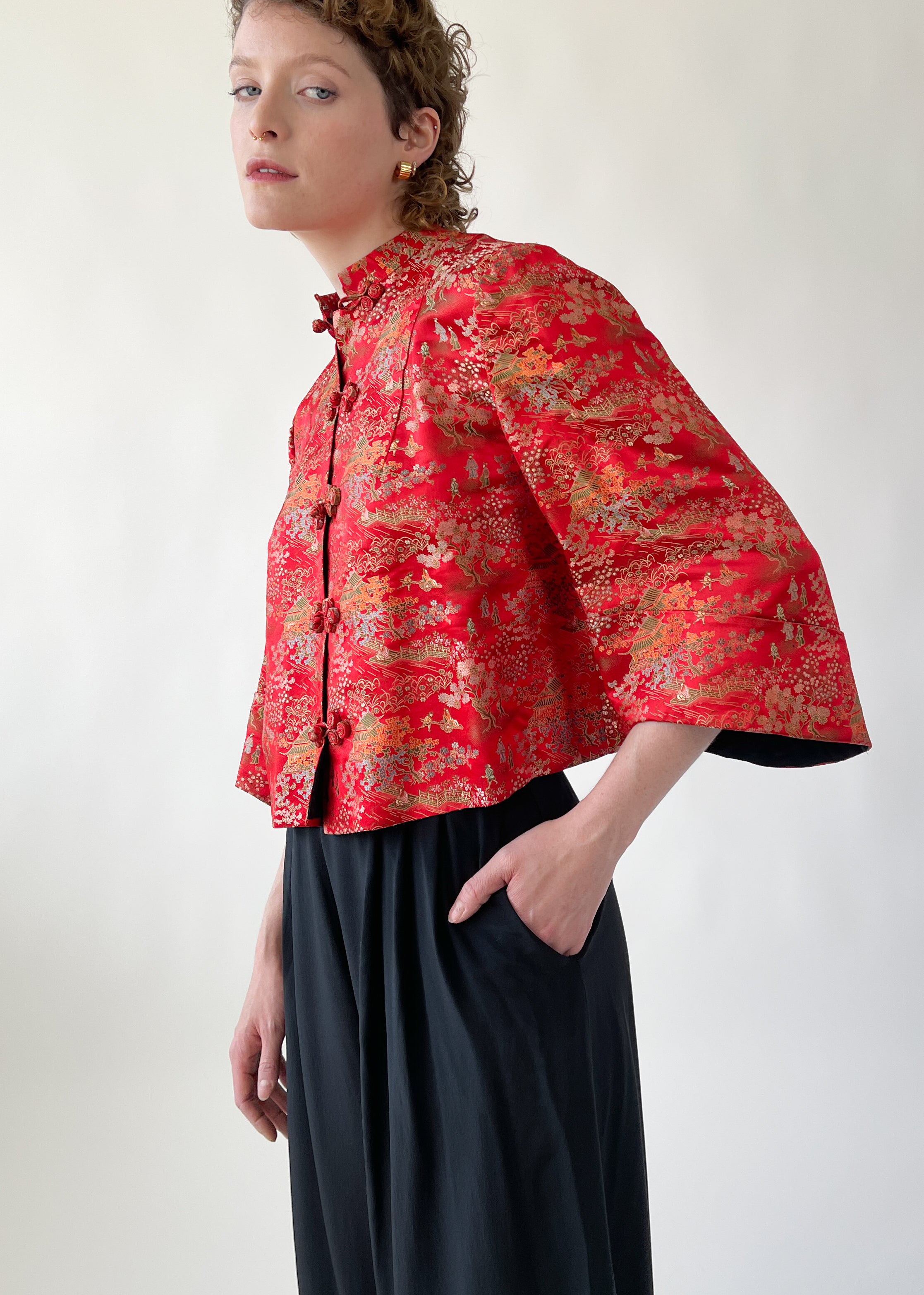 Vintage 1950s Chinese Silk Jacket