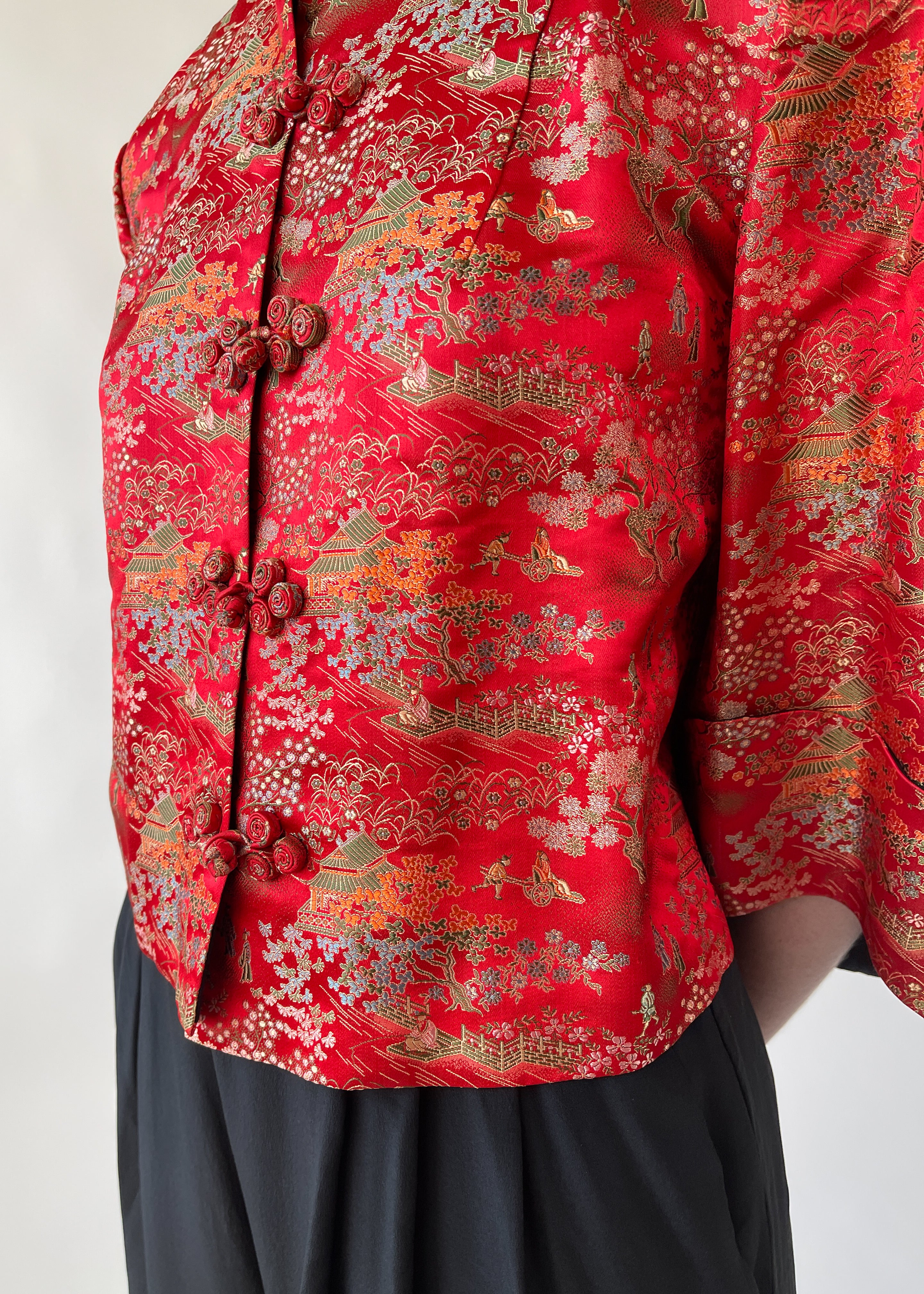 Vintage 1950s Chinese Silk Jacket