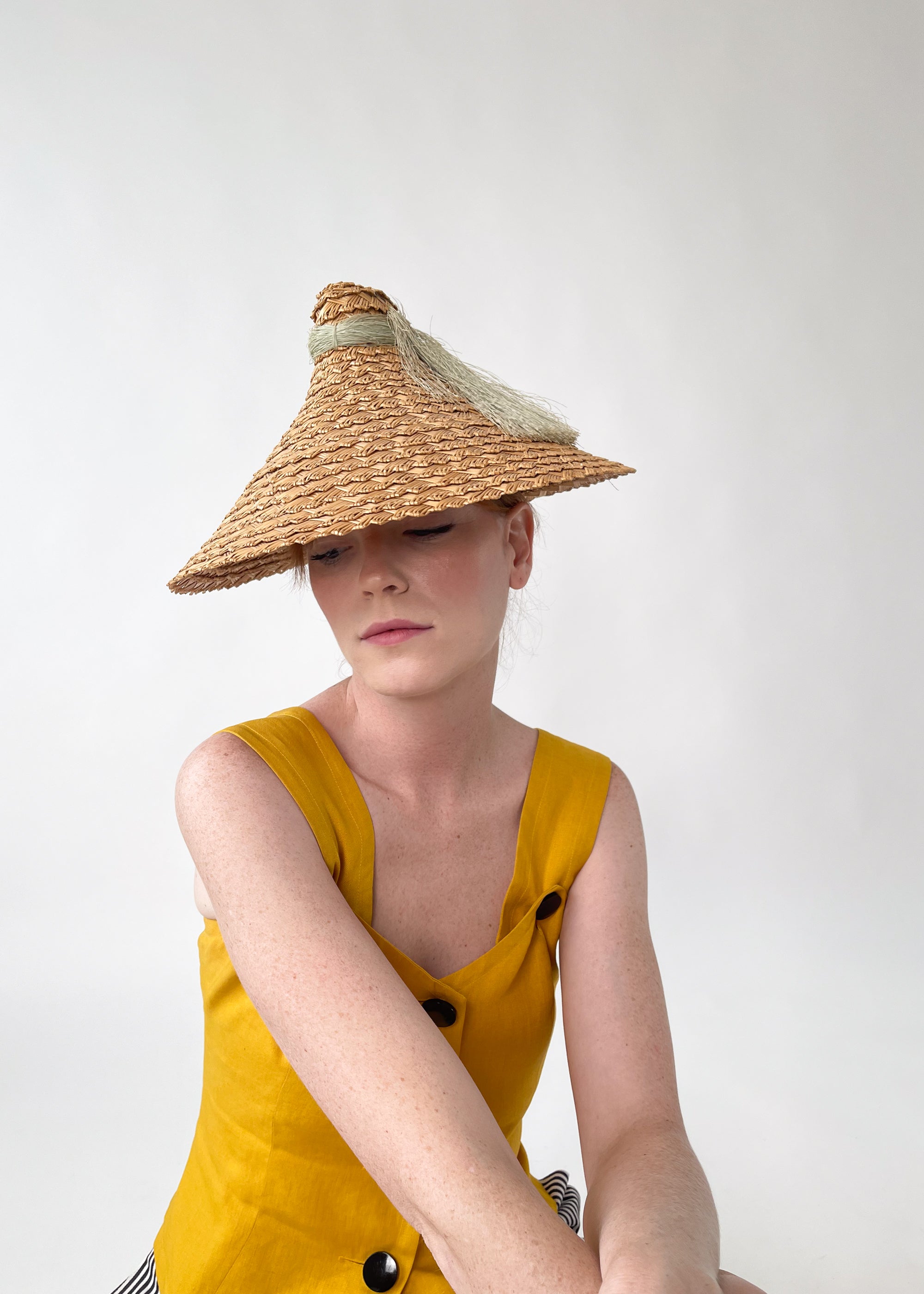 Vintage Italian Straw Hat