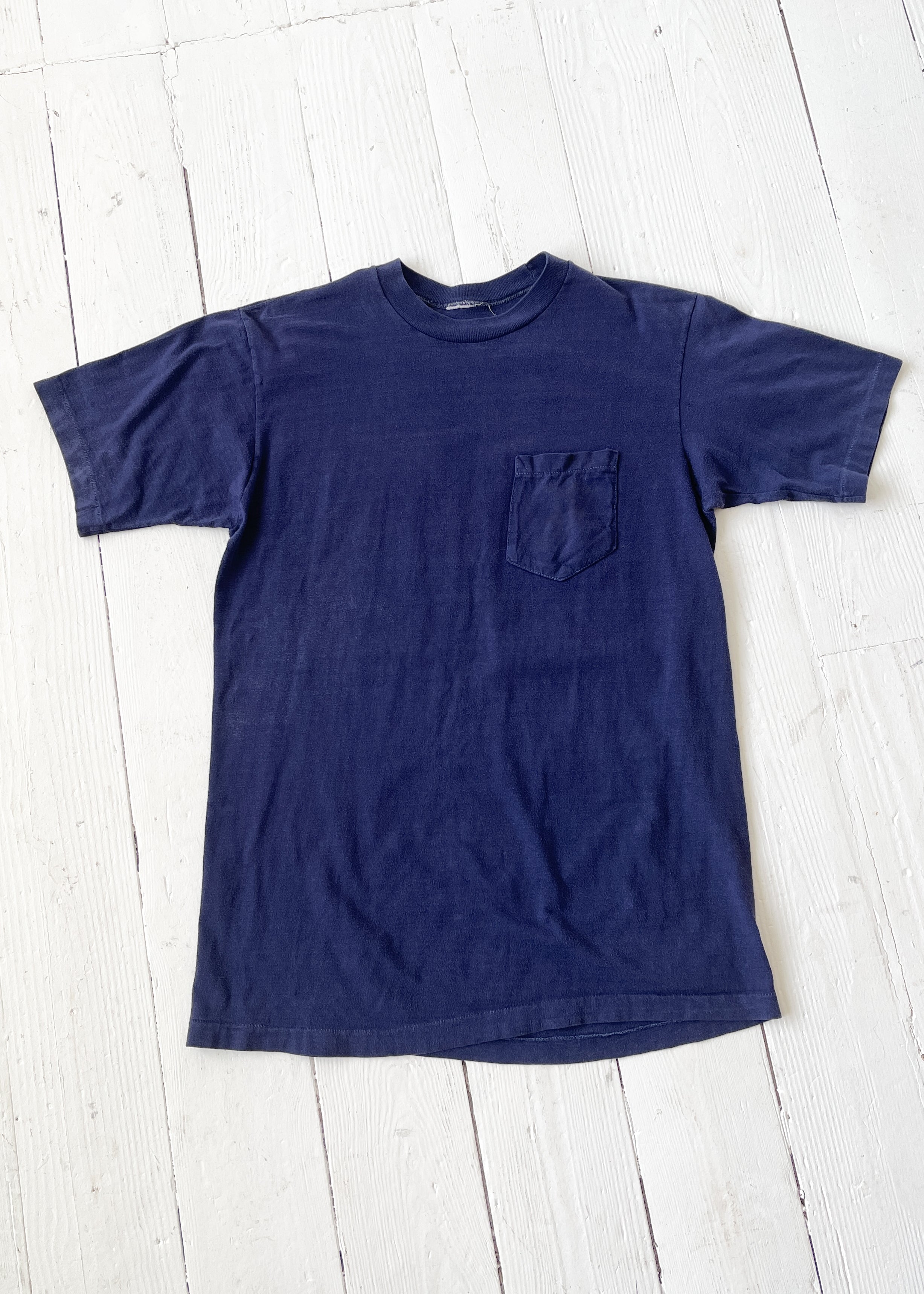 Vintage 1960s Navy Pocket T-shirt