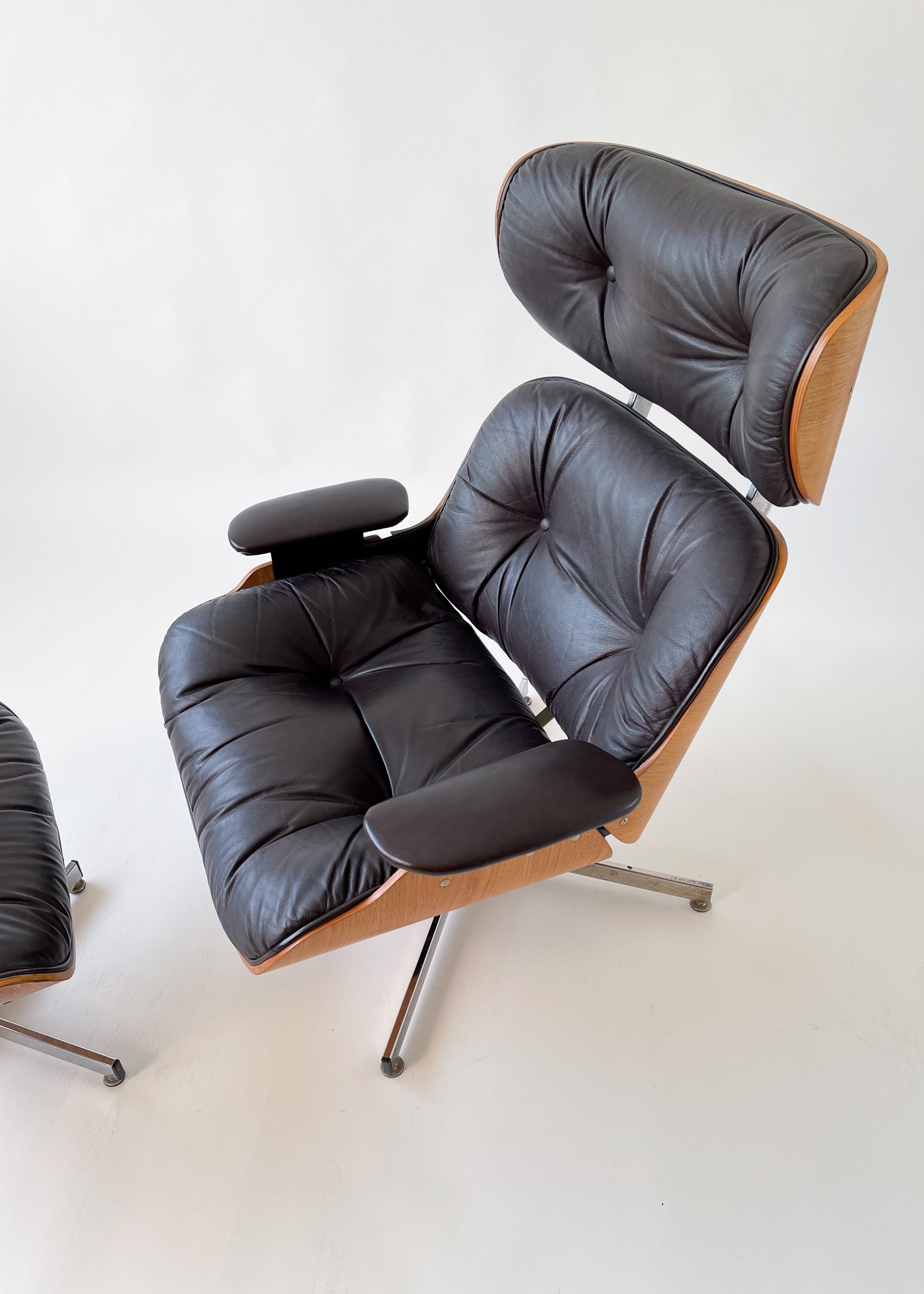 Vintage 1970s Eames Style Lounge Chair