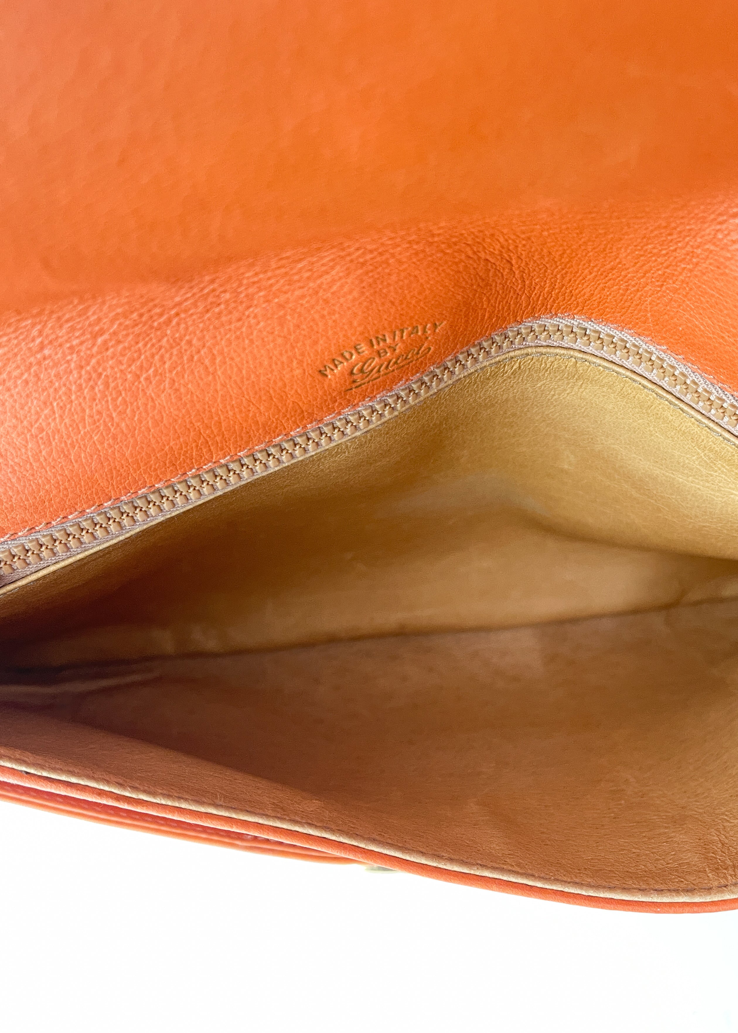 Vintage 1970s Gucci Leather Clutch Purse