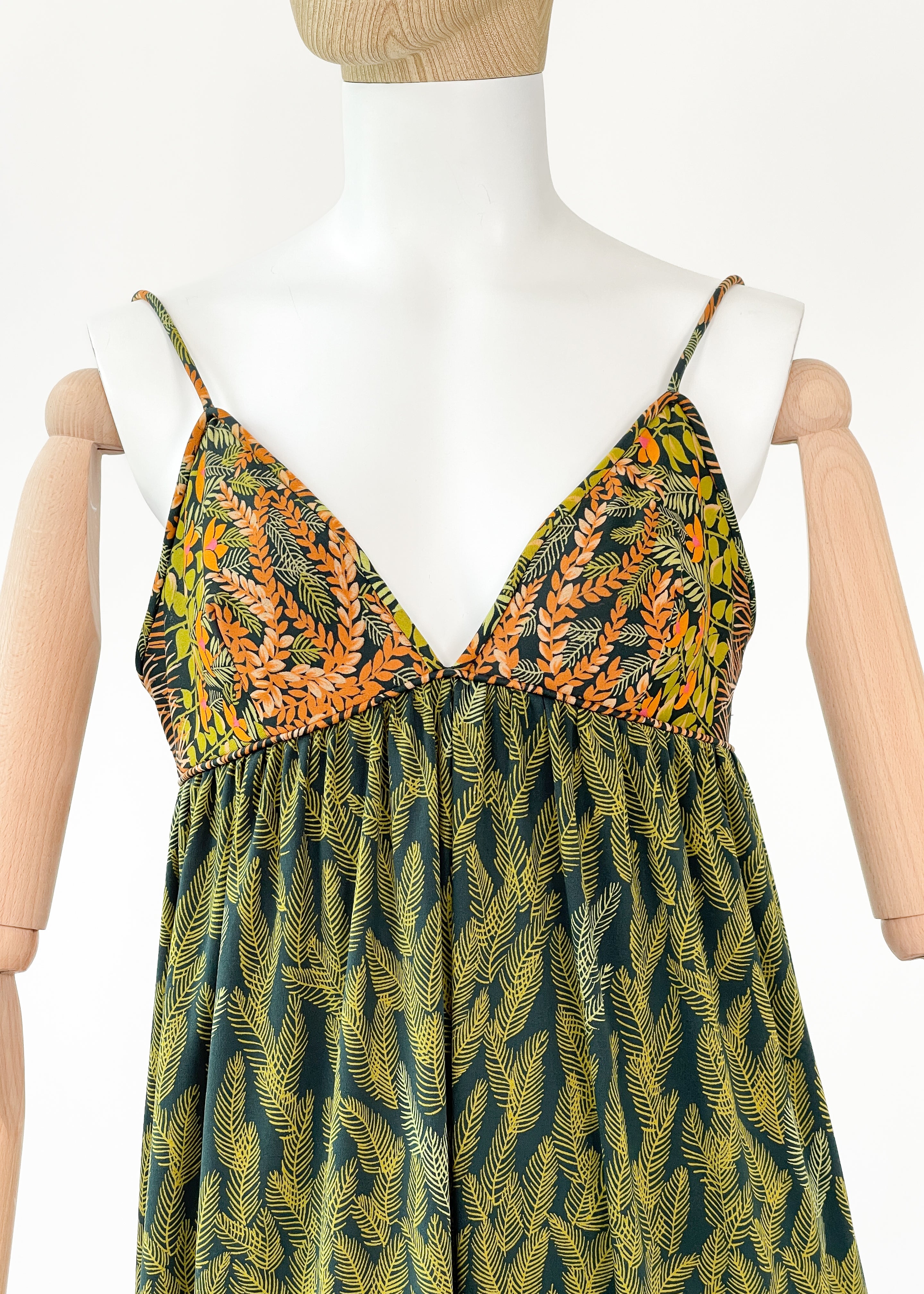 Vintage 1970s Jean Varon Floral Print Maxi Dress