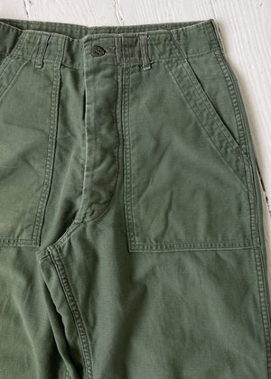 Vintage 1960s OG 107 Army Pants 28"