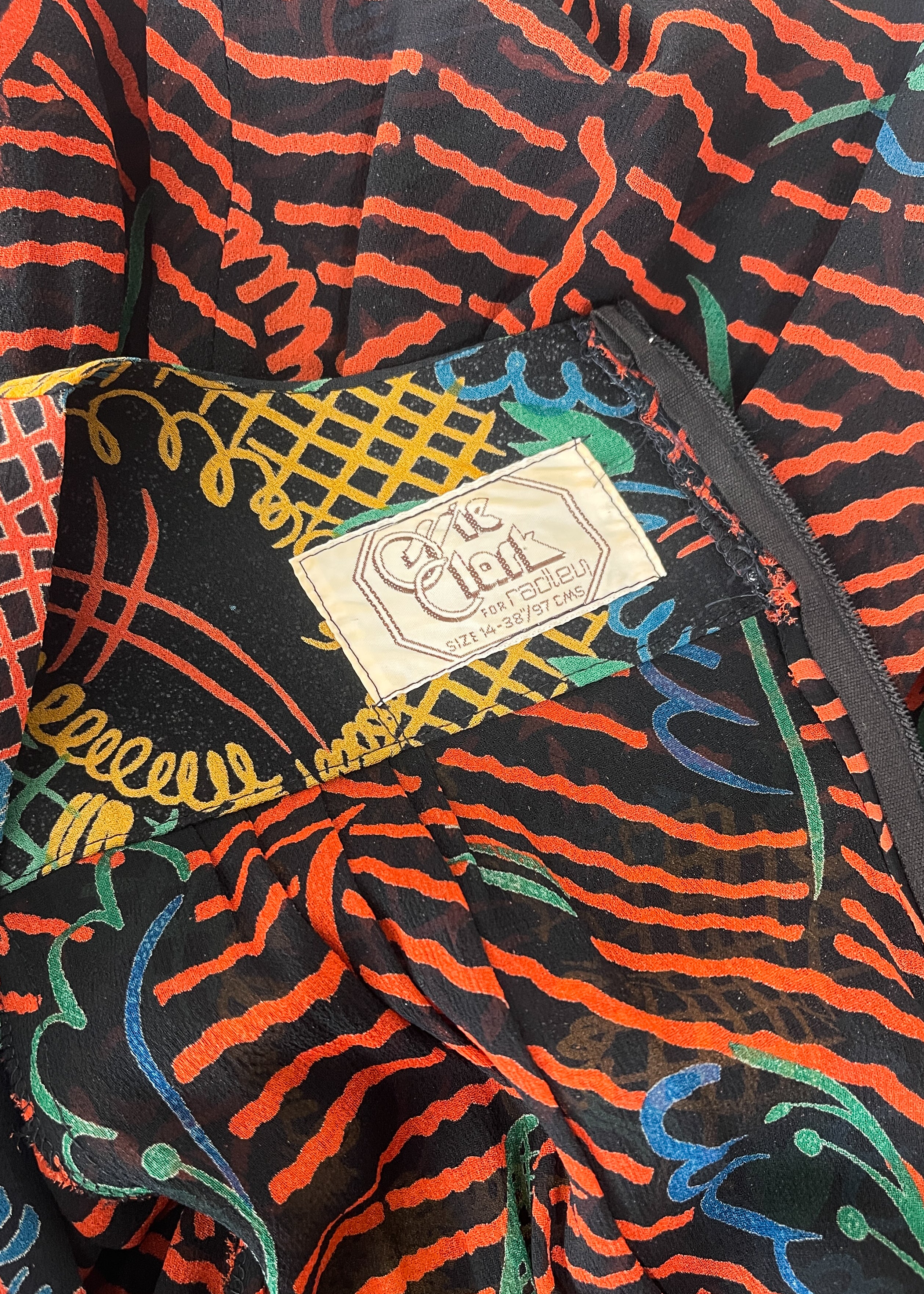 1970s Ossie Clark Celia Birtwell Dress