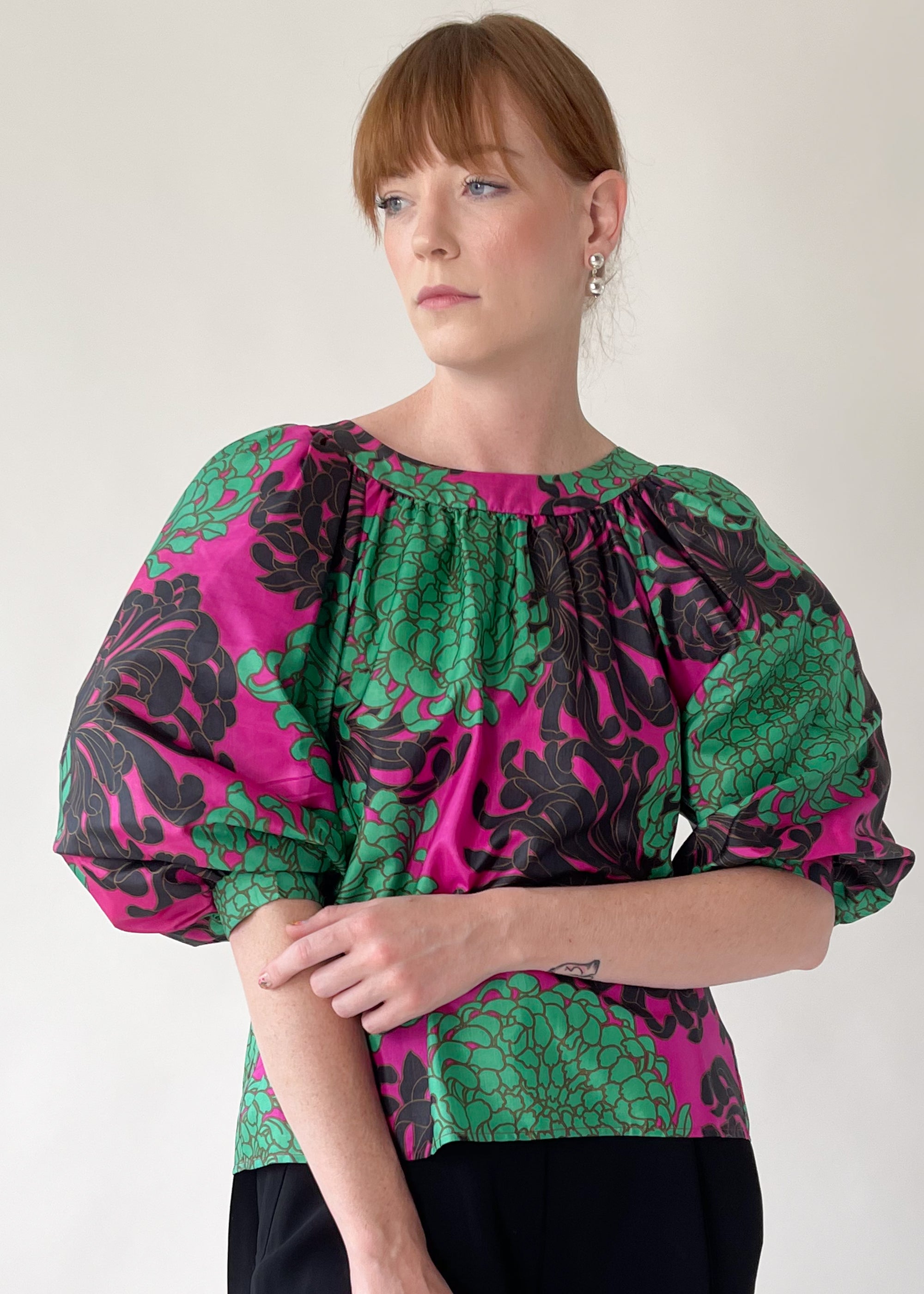 Vintage 1986. Yves Saint Laurent Silk Top