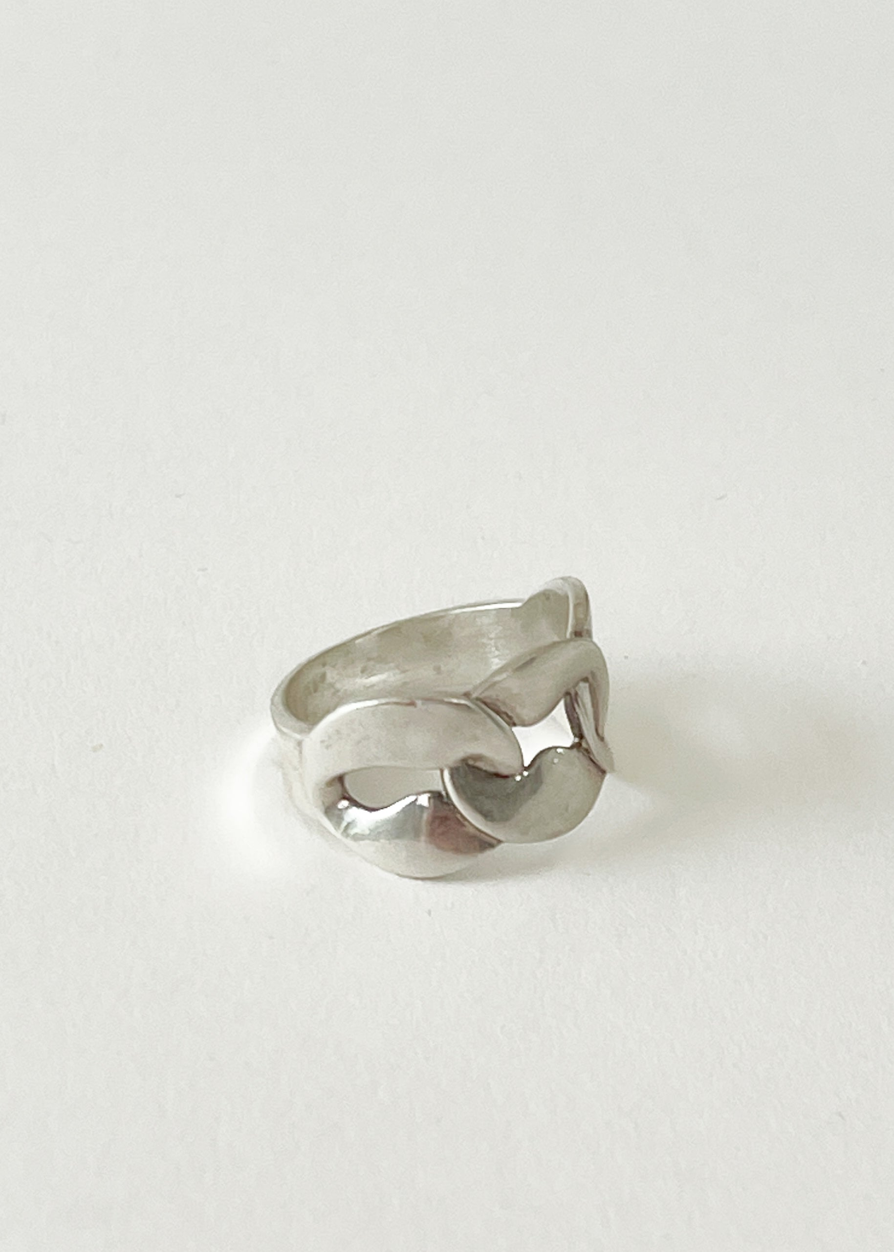 Vintage 1970s Silver Knot Ring