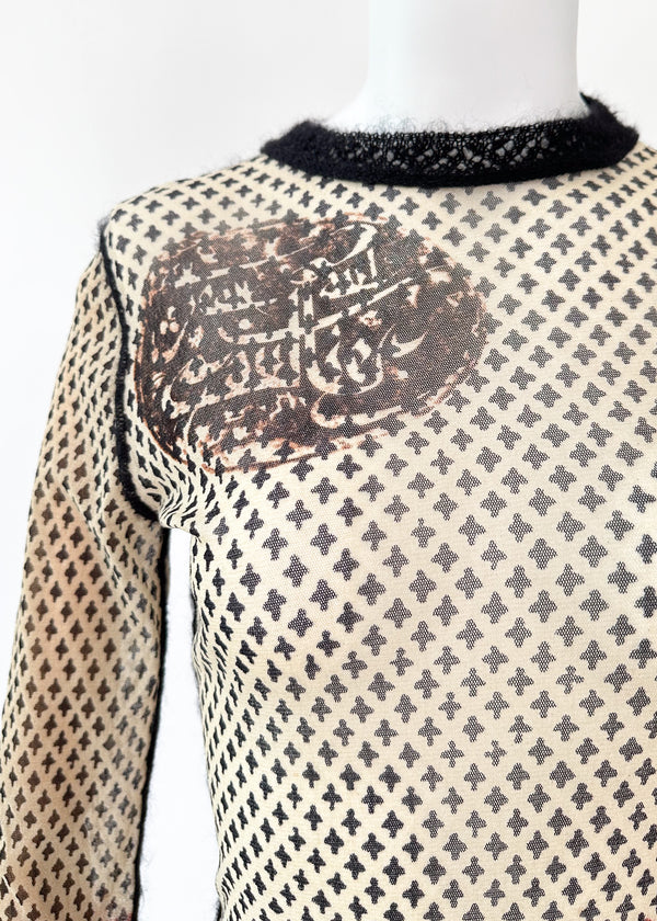 Vintage 1990s Jean Paul Gaultier Mesh Top - Raleigh Vintage