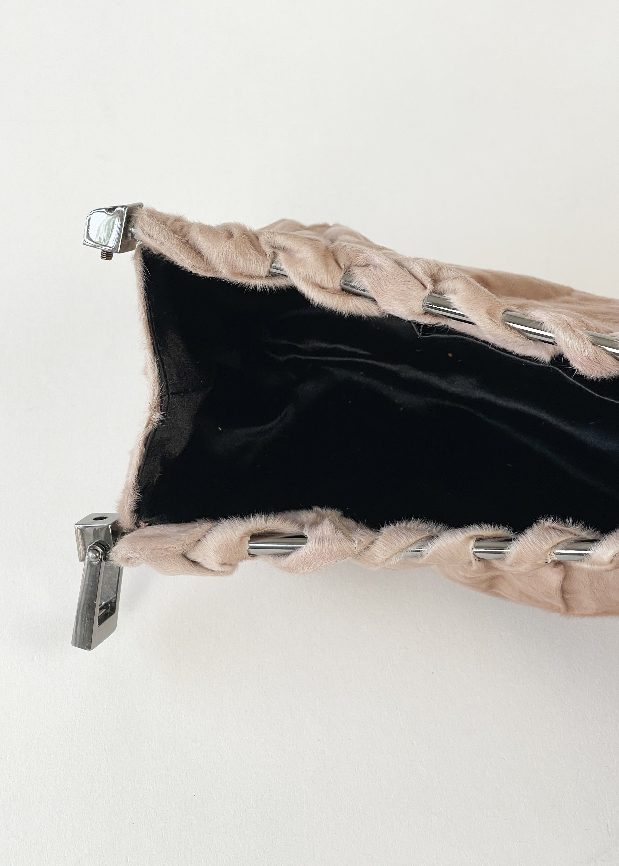 Vintage Gucci Fur Clutch 1999 A/W