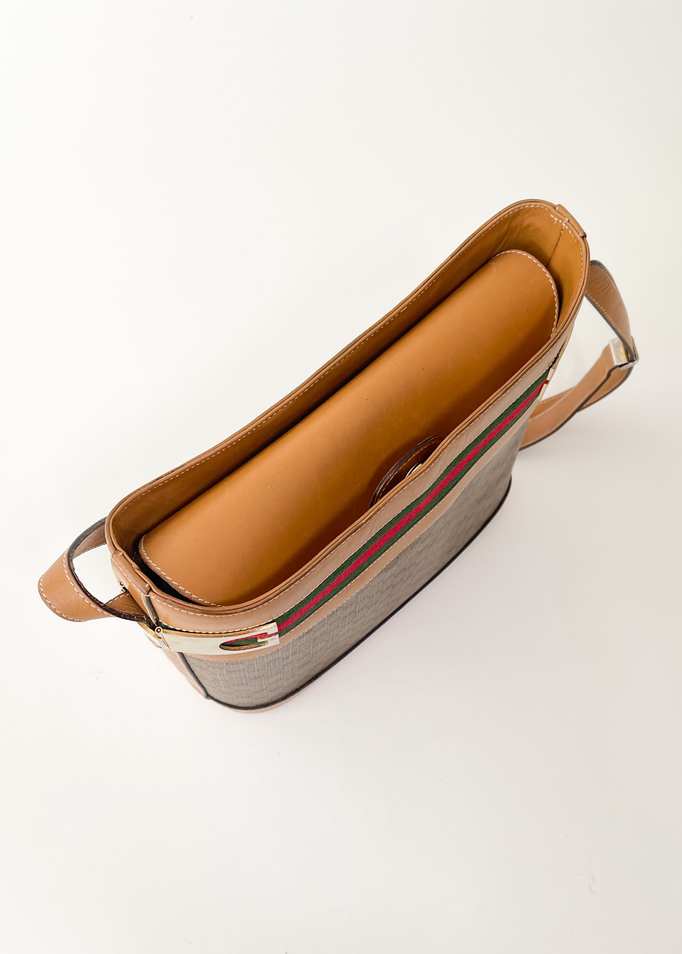 Vintage Late 1970s Gucci Bag w/ Adjustable Strap