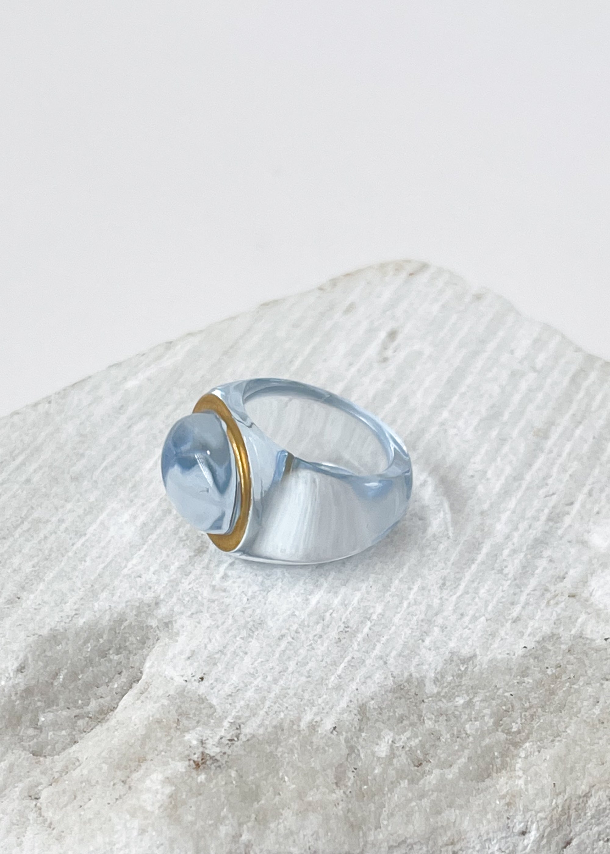 Vintage Baccarat Crystal Ring