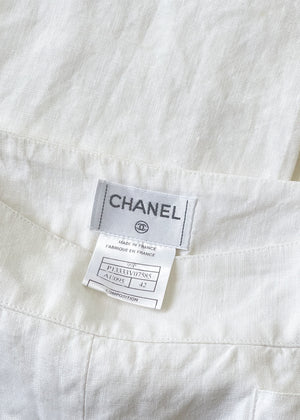 Vintage Chanel 1999 Linen Skirt