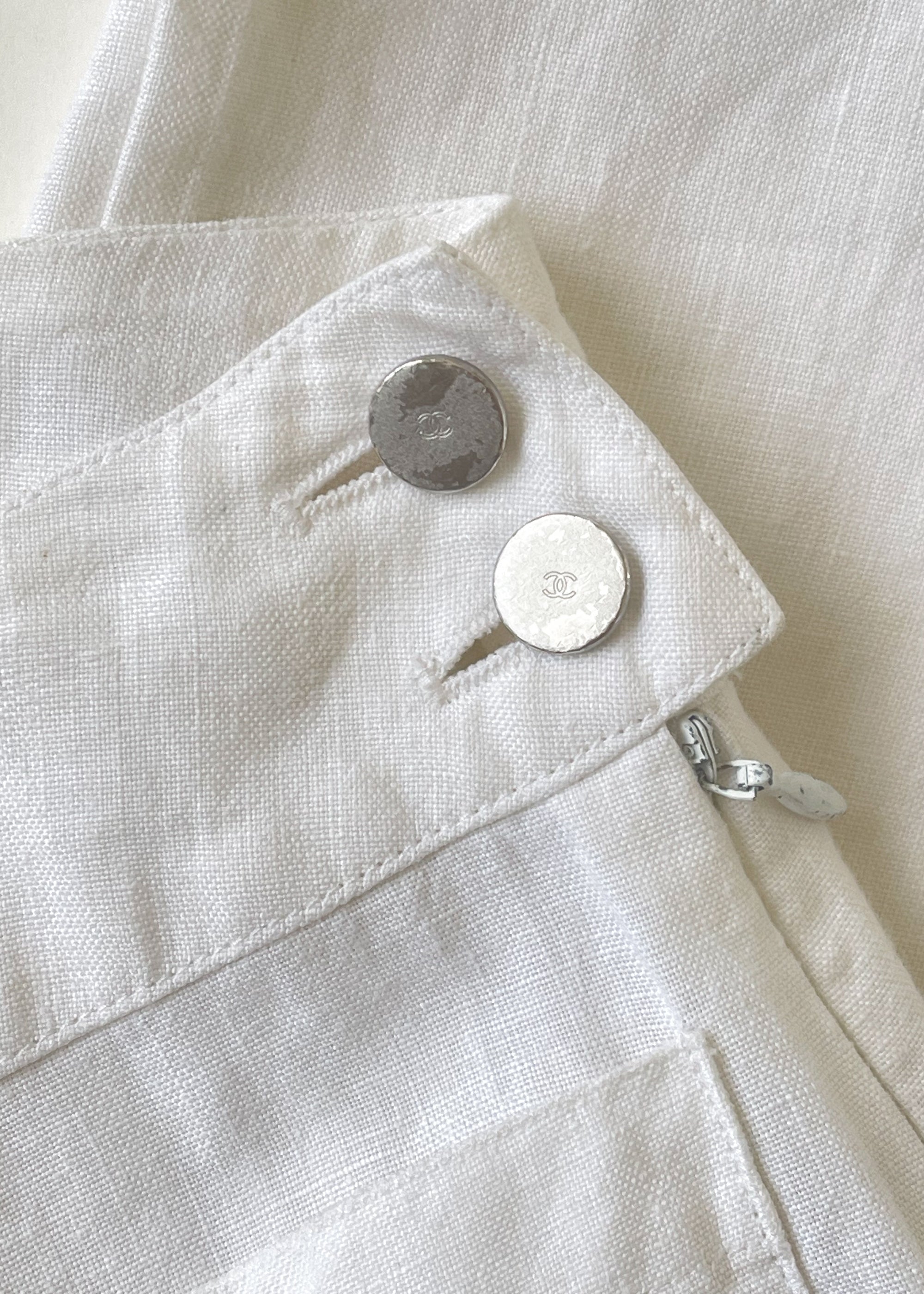 Vintage Chanel 1999 Linen Skirt