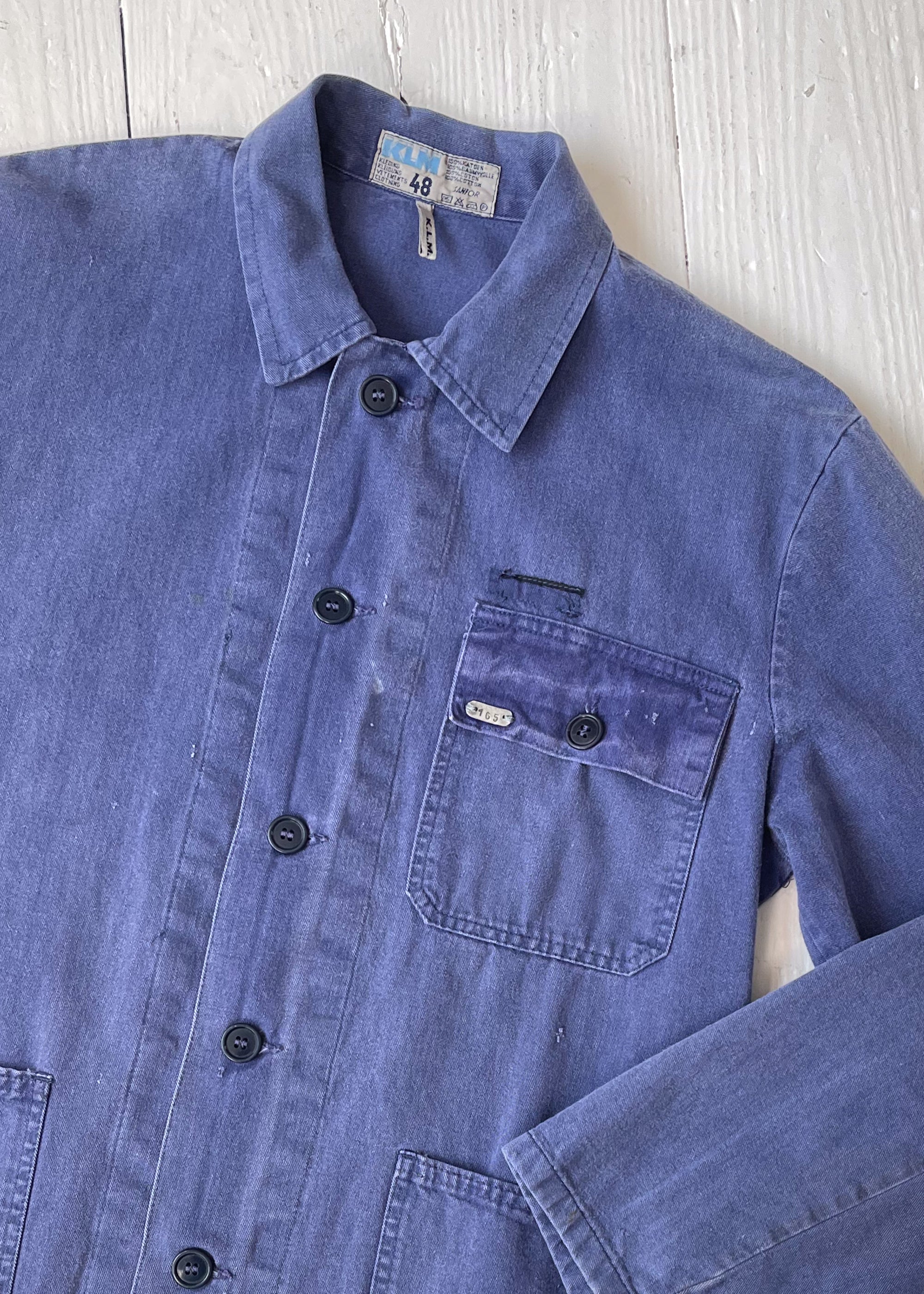 Vintage European Blue Workwear Jacket