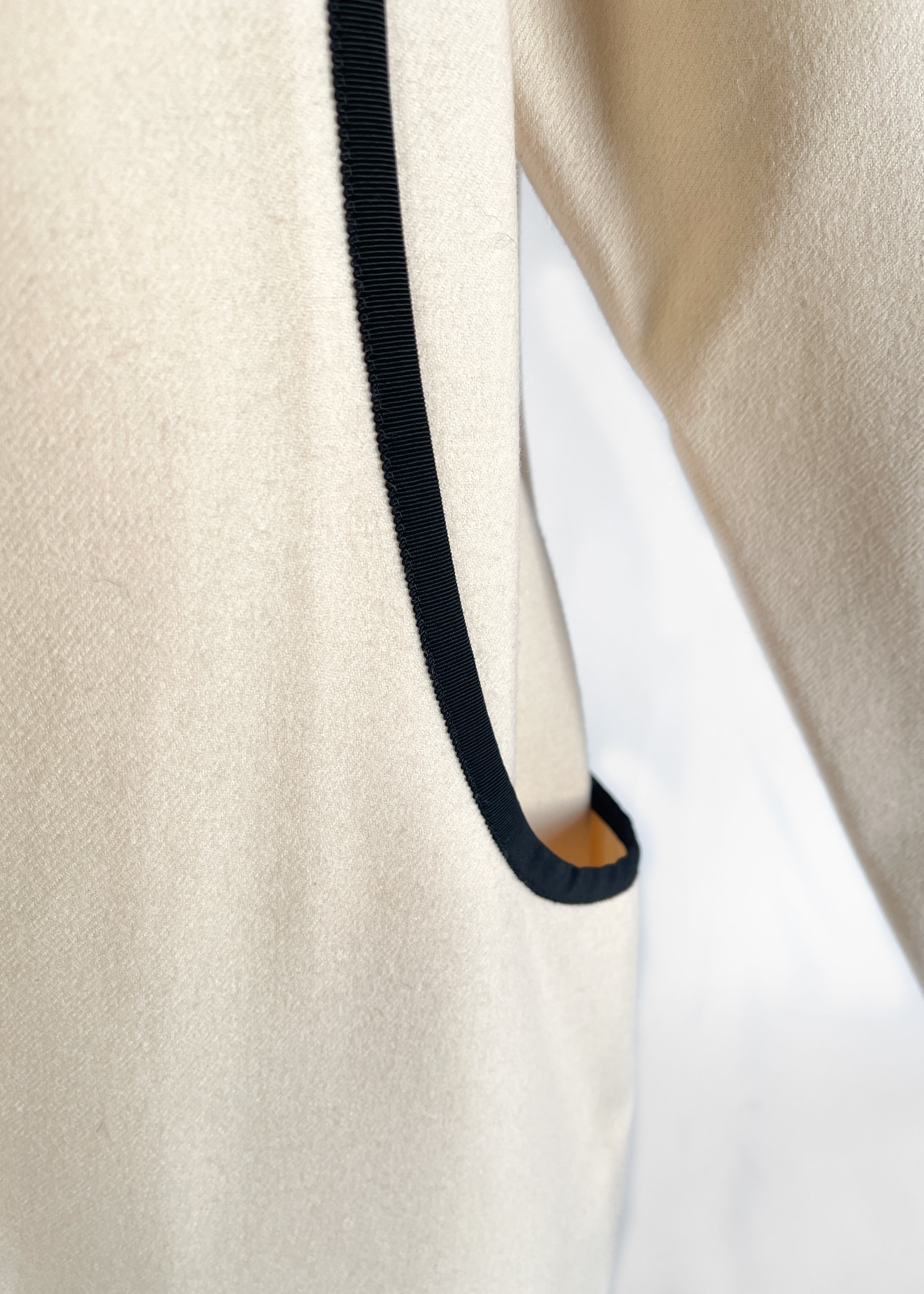 Vintage Givenchy Winter White Wool Coat