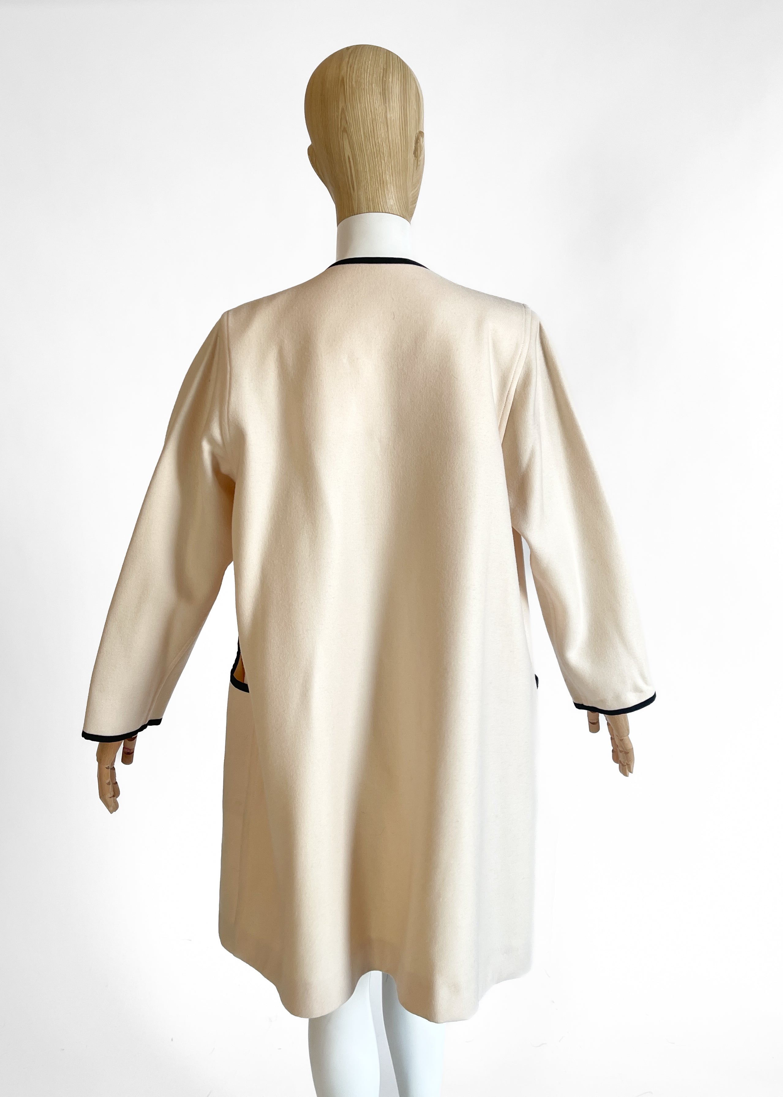 Vintage Givenchy Winter White Wool Coat