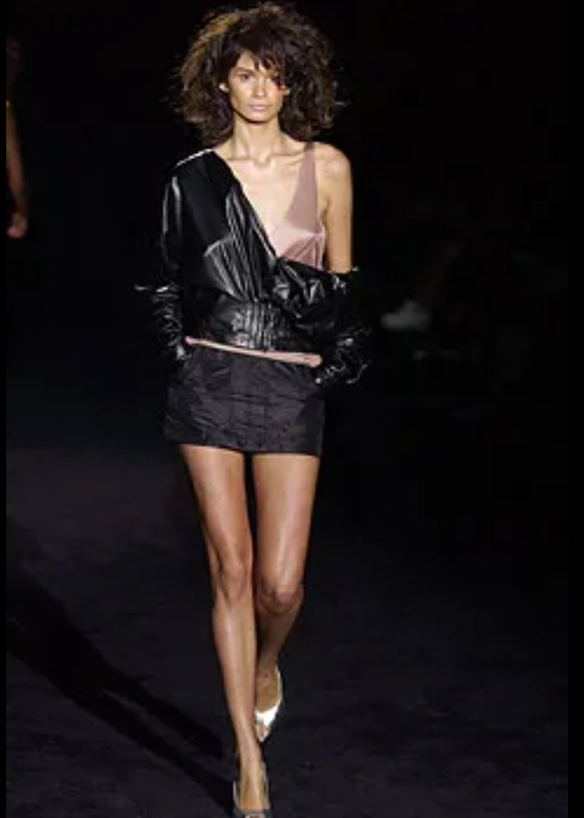 Vintage Gucci Tom Ford Leather Jacket Spring 2003