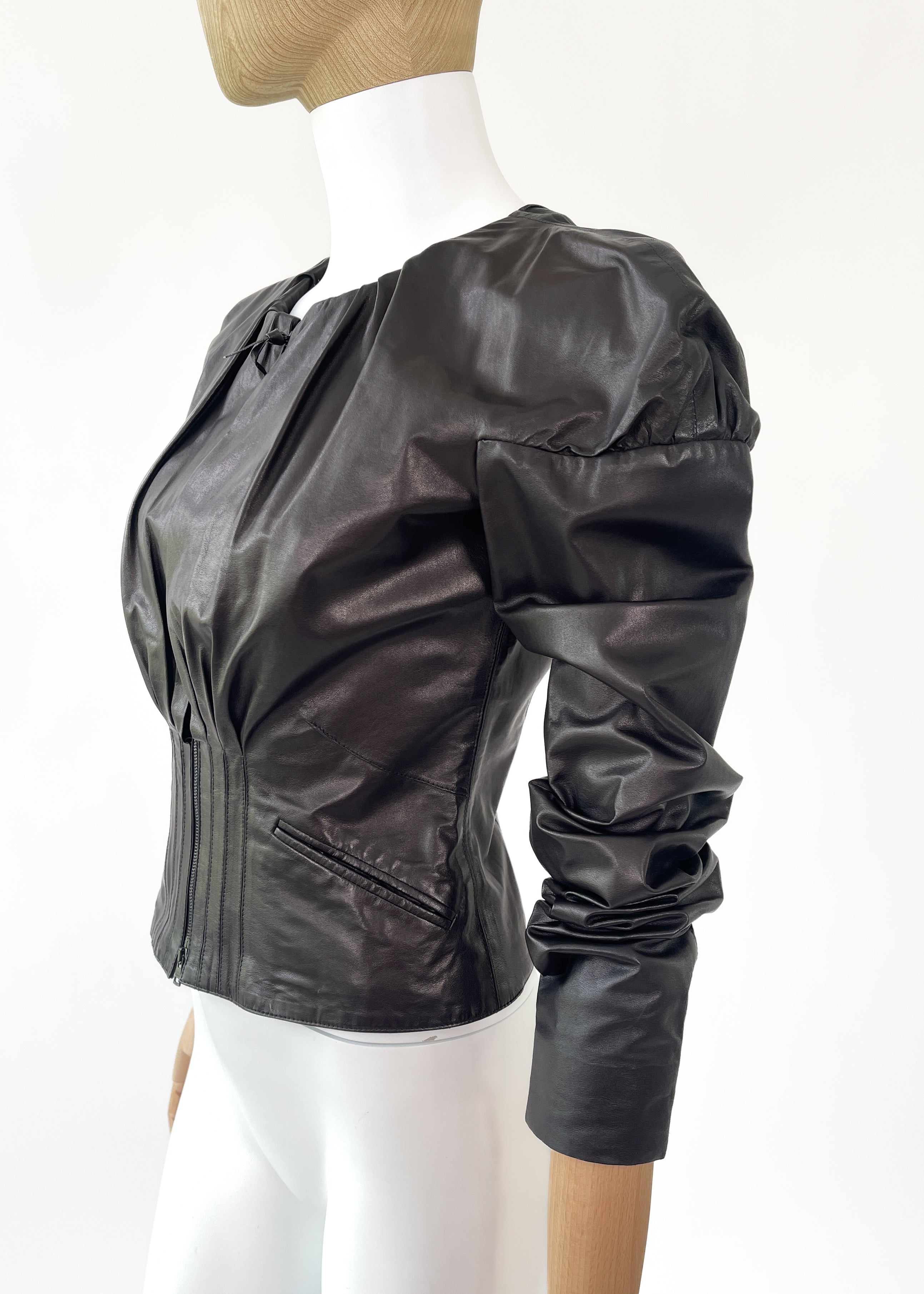 Vintage Gucci Tom Ford Leather Jacket Spring 2003
