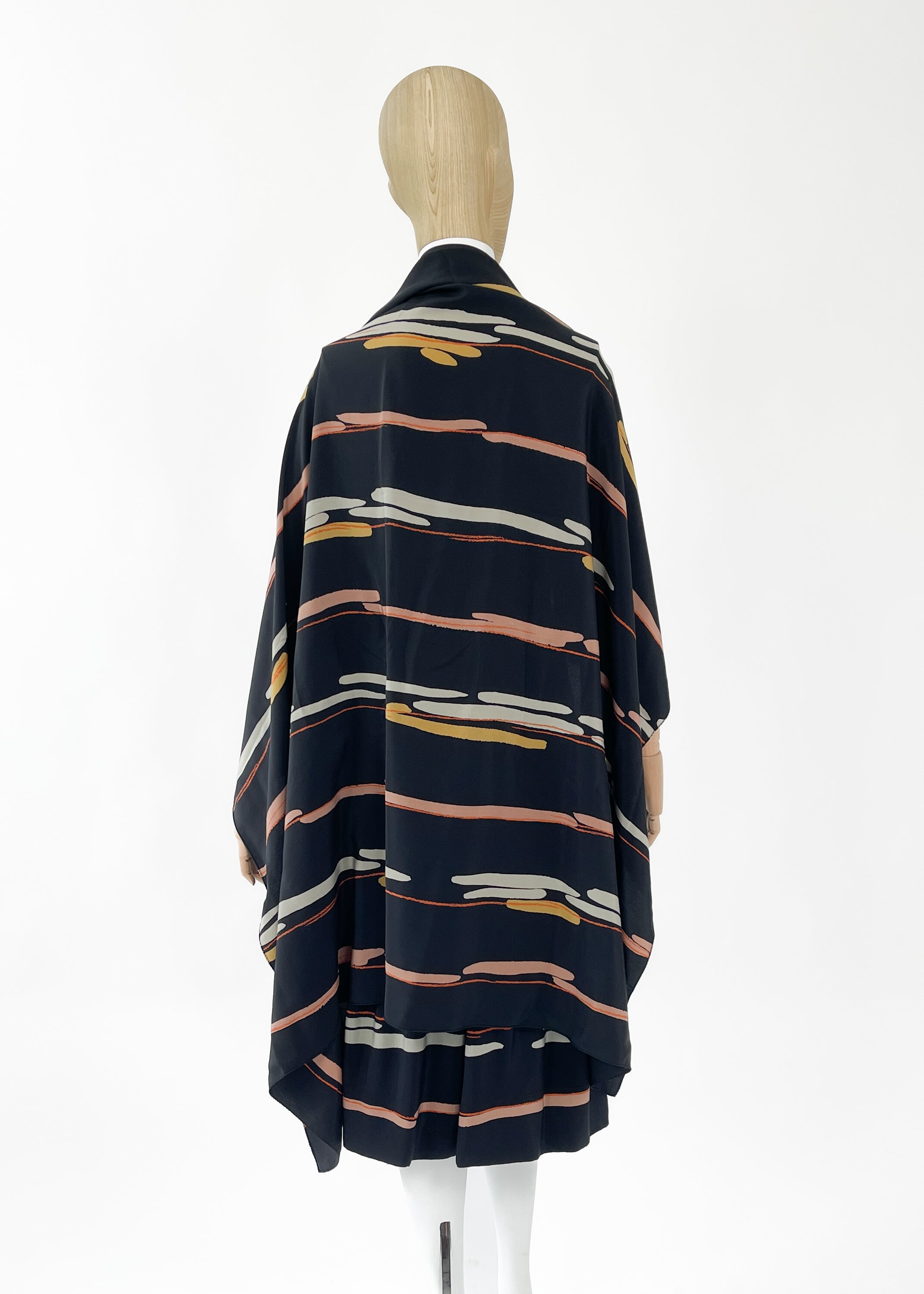 Vintage 1980 Halston Silk Strapless Dress