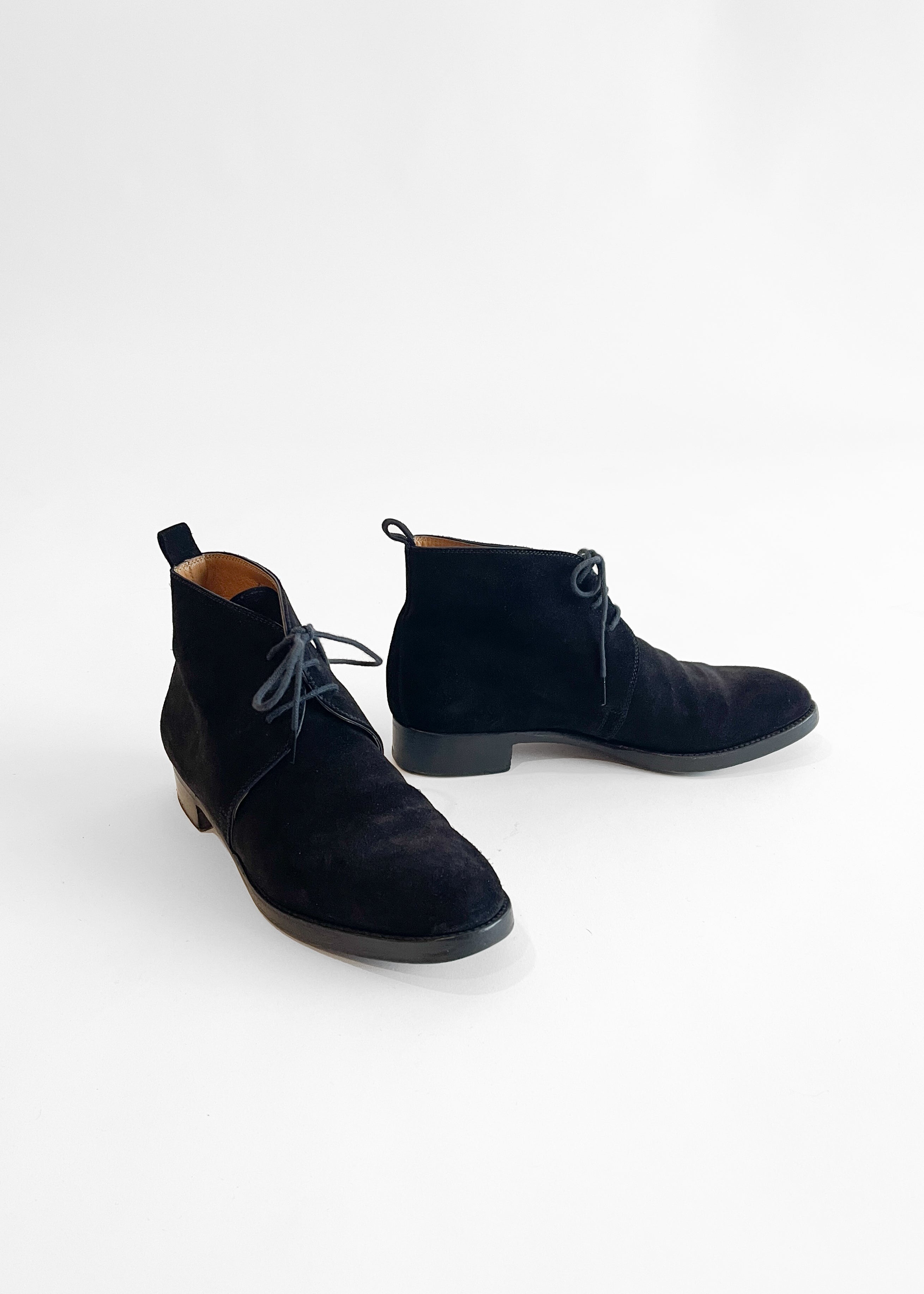 Vintage Hermès Suede Boots