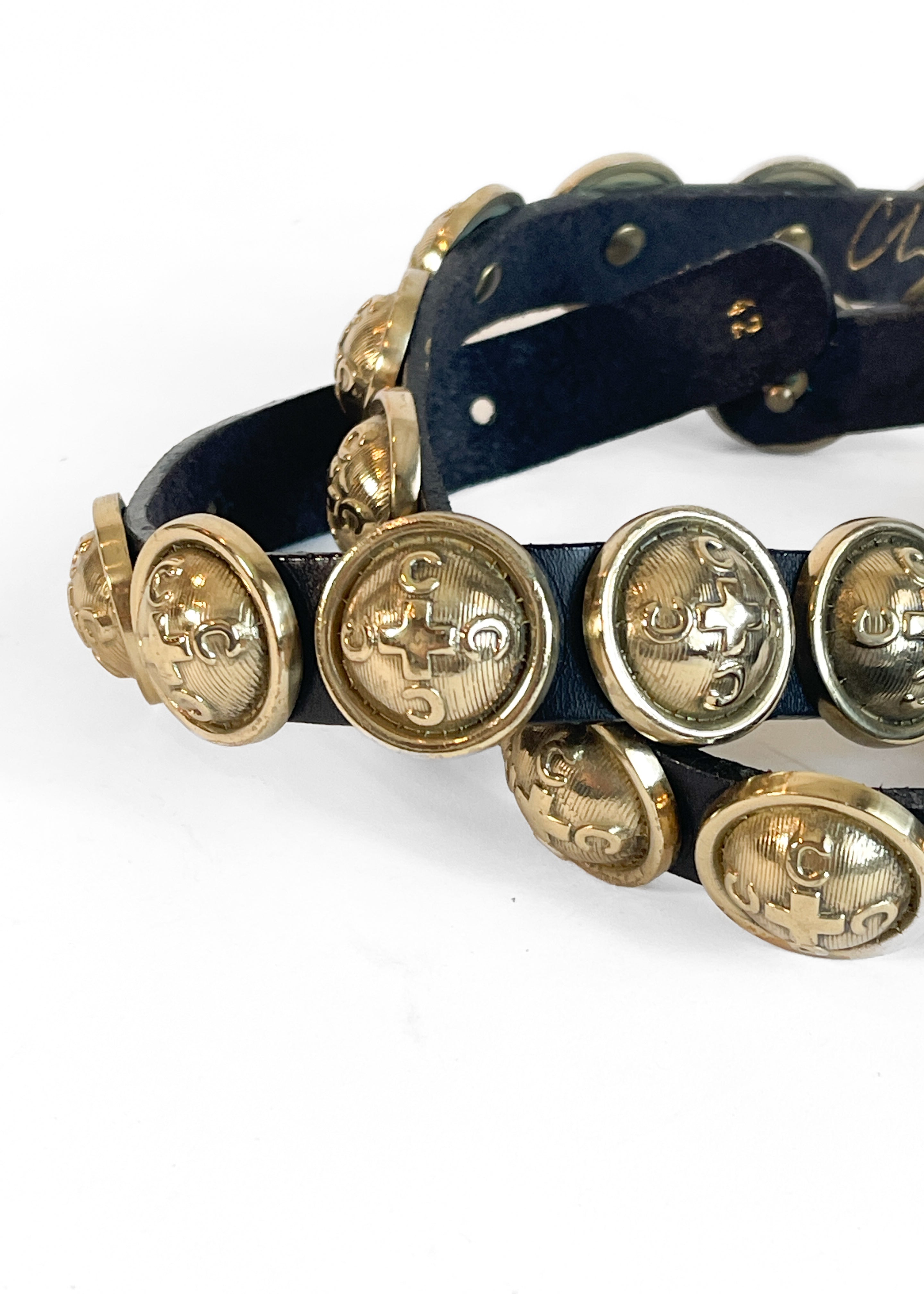 Vintage Moschino Studded Belt