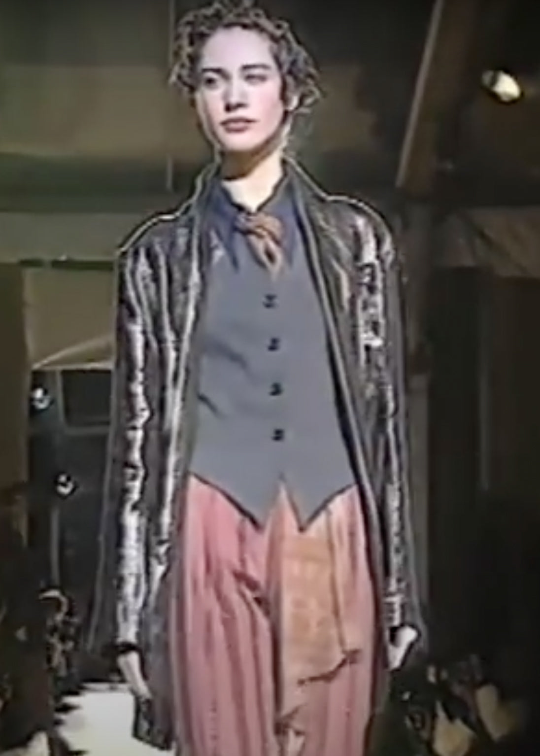 Vintage Romeo Gigli Shimmer Linen Jacket 1992