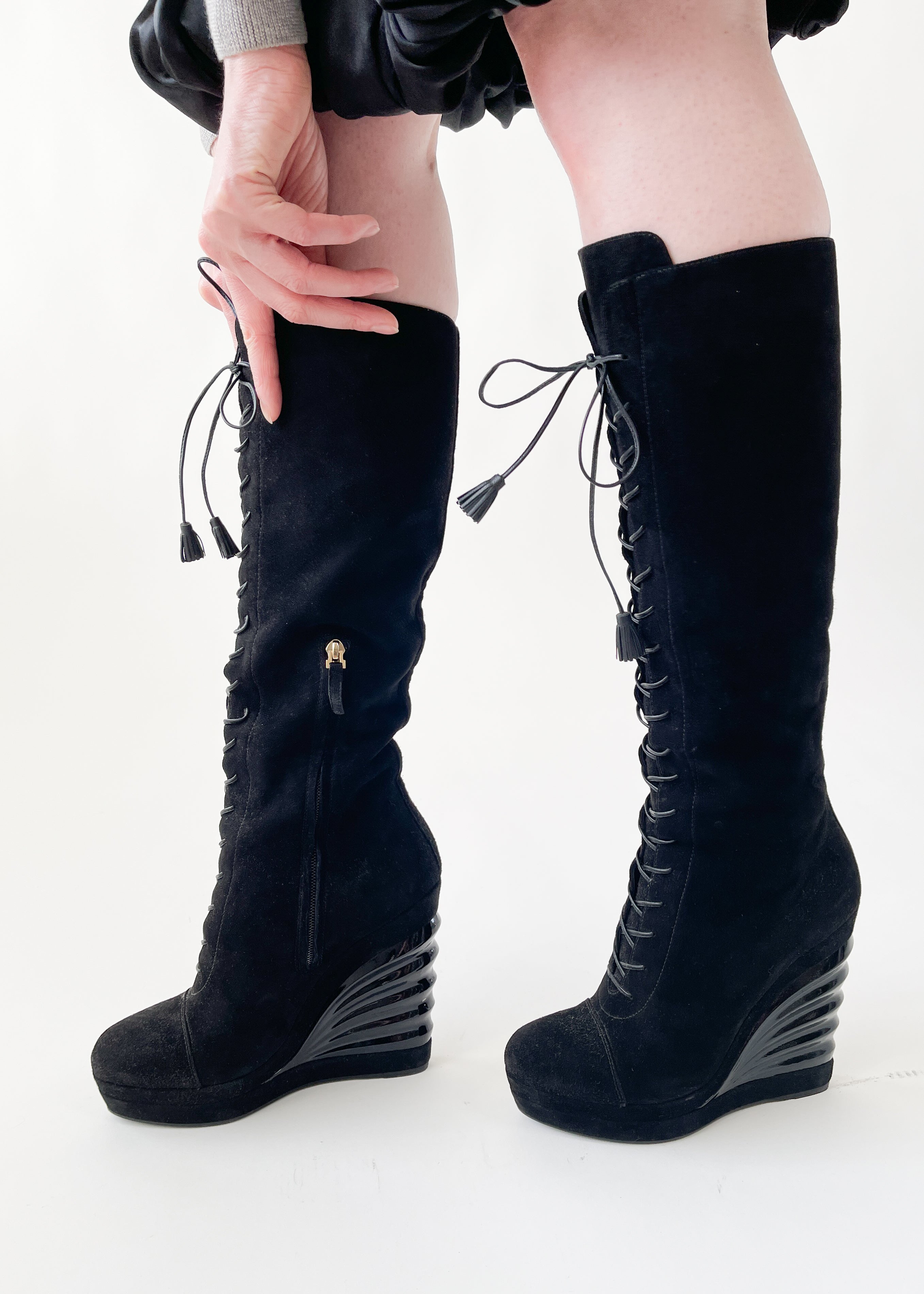 Vintage Yves Saint Laurent Platform Boots