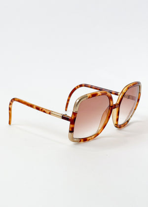 Vintage Ted Lapidus Oversized Sunglasses