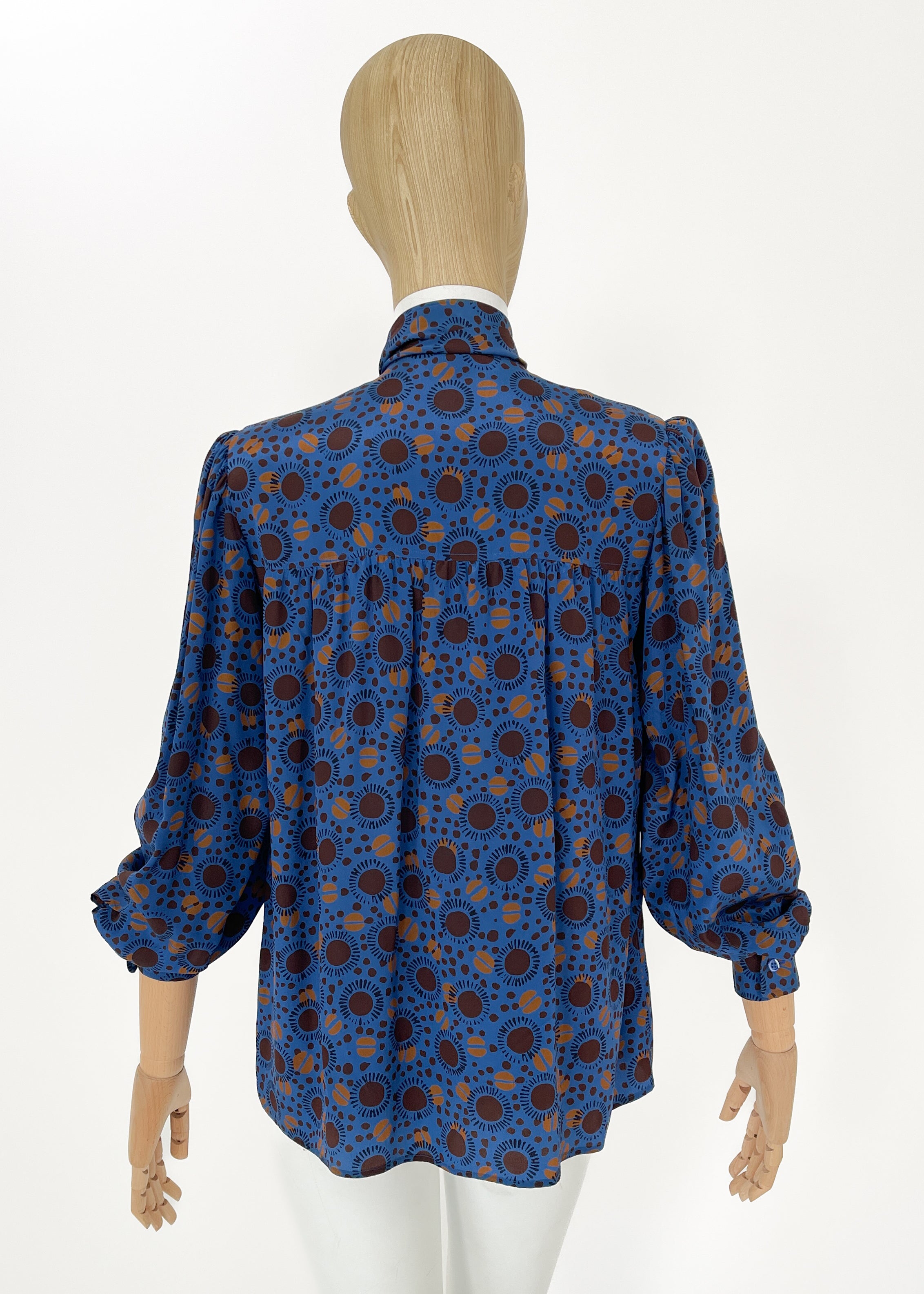 Vintage Yves Saint Laurent 1980s Silk Blouse