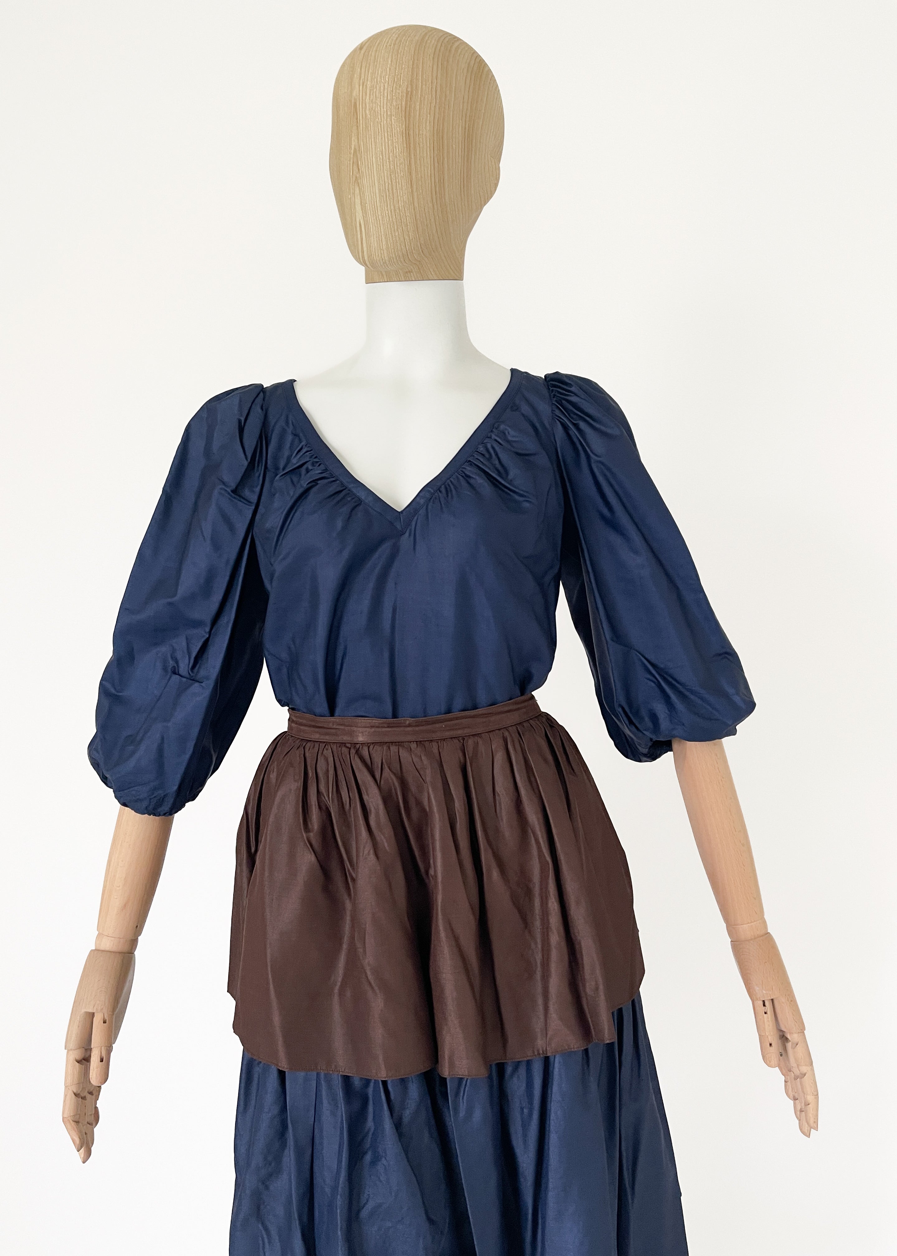 Yves Saint Laurent Spring 1980 Silk Ensemble