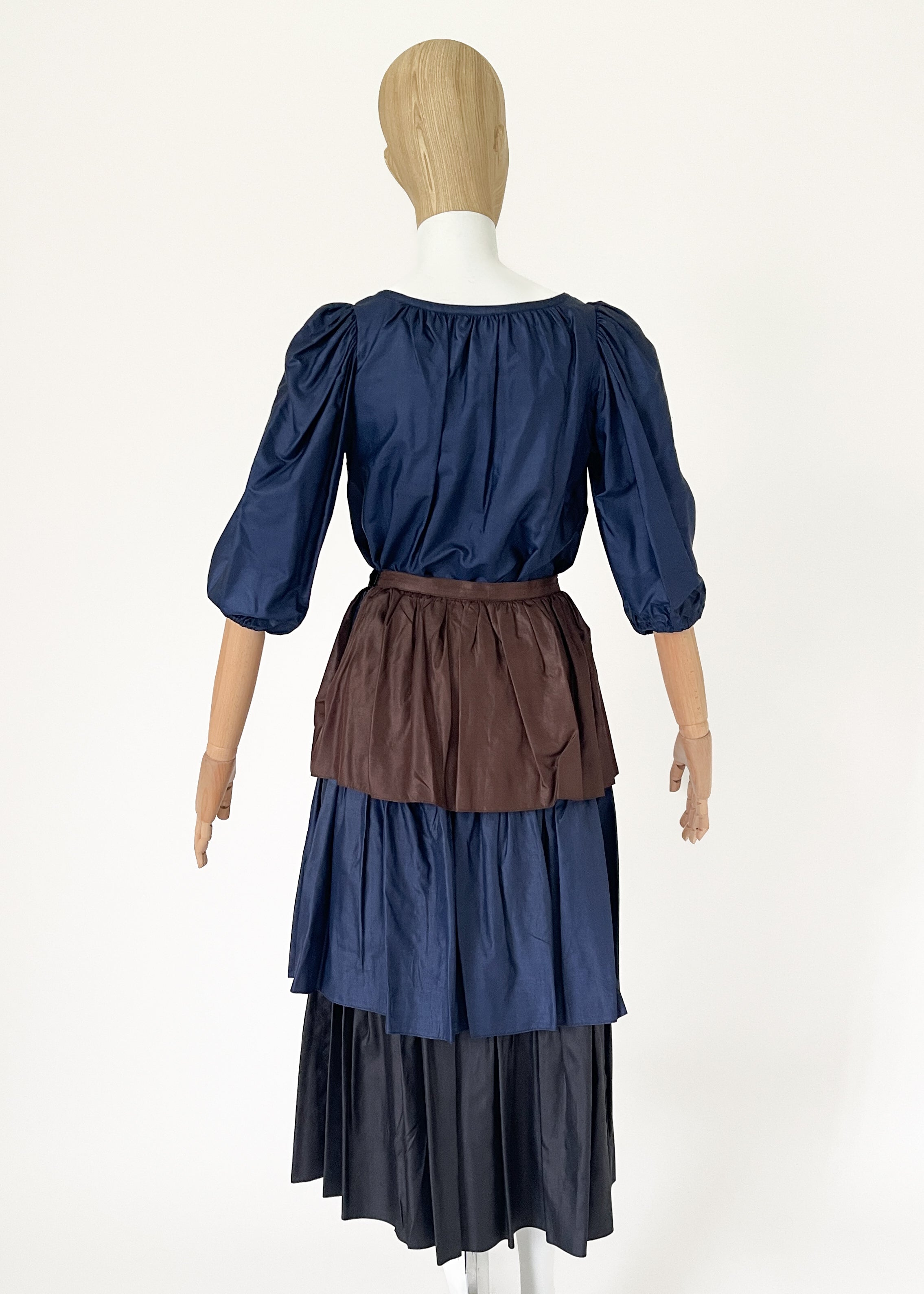 Yves Saint Laurent Spring 1980 Silk Ensemble