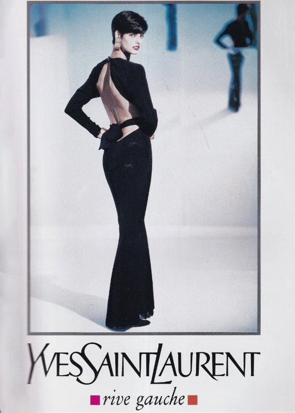 ysl backless dress Saint Laurent Cassandre-Chain Backless Dress In Knit - Bordeaux - Women