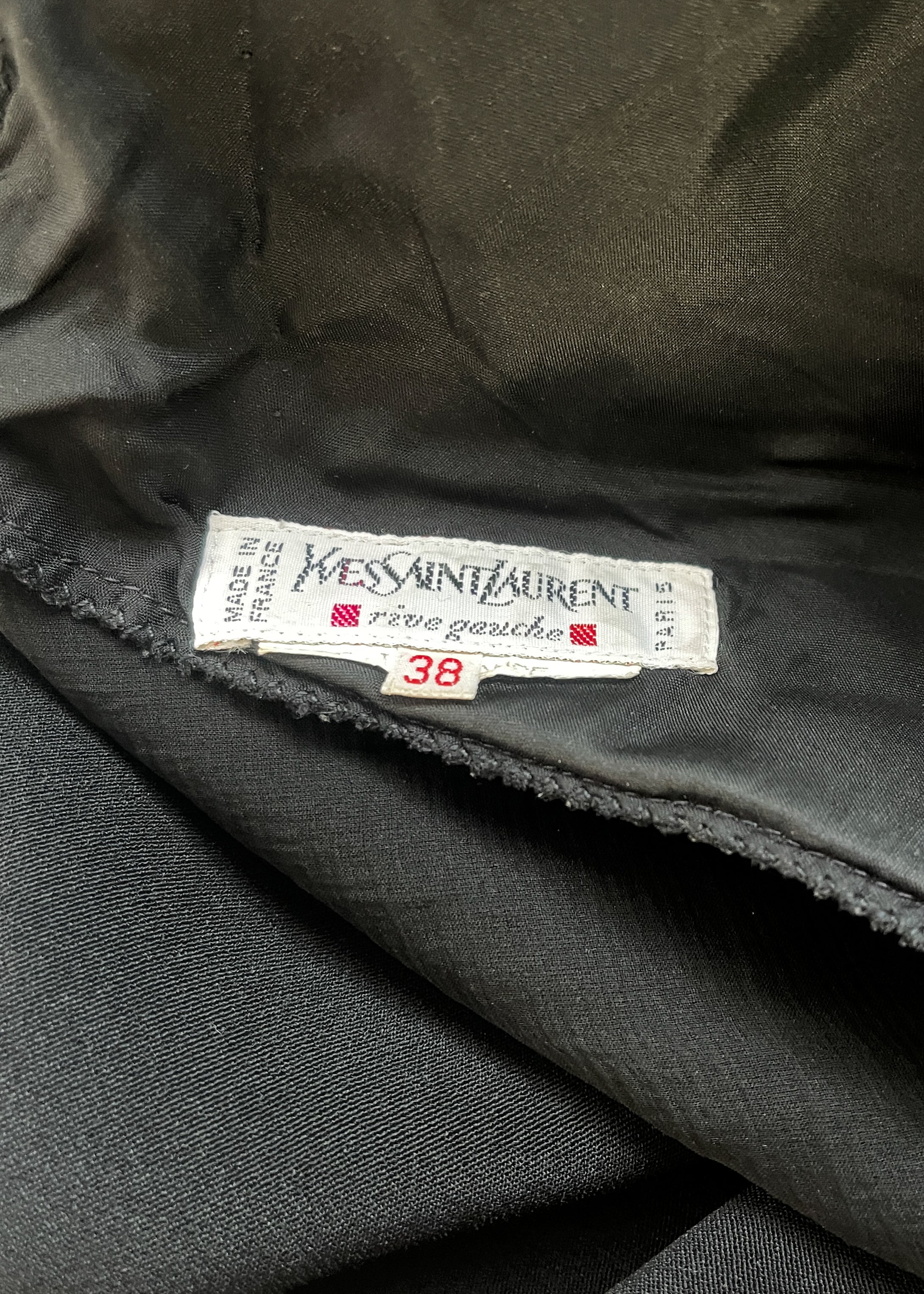 Vintage Yves Saint Laurent Backless Dress 1989