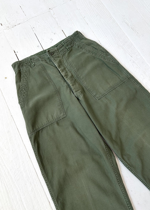 Vintage 1960s Army Pants Baker OG 107 - Raleigh Vintage