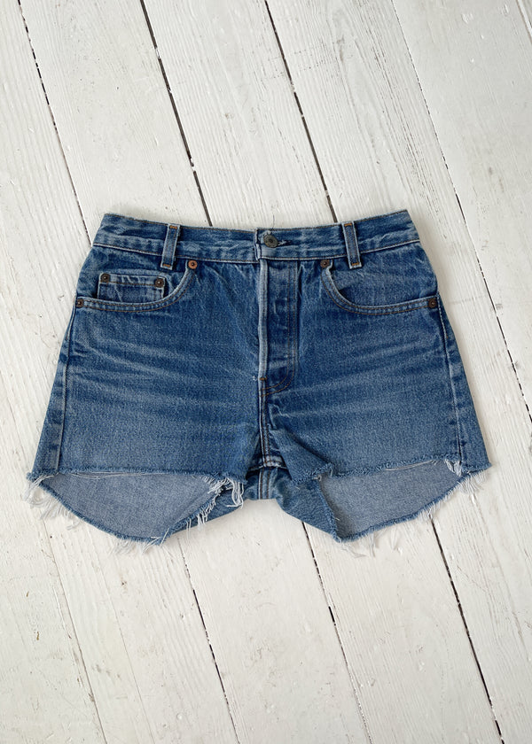 Vintage levi cut off denim shorts outlet