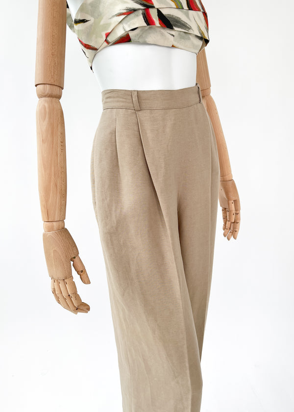 Vintage Linen Pants - Raleigh Vintage