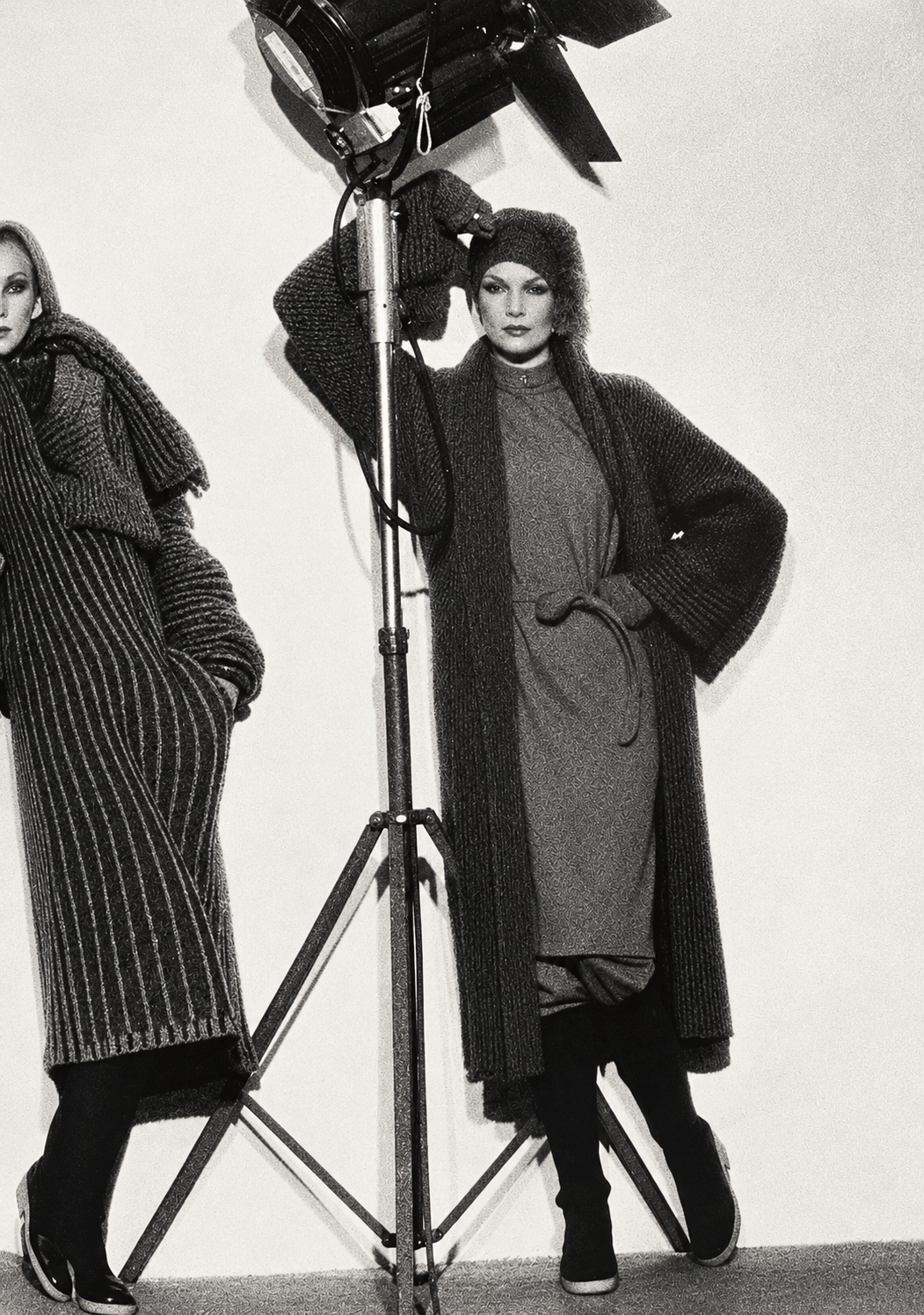 Vintage 1970s Issey Miyake Burgundy Wool Wrap Dress