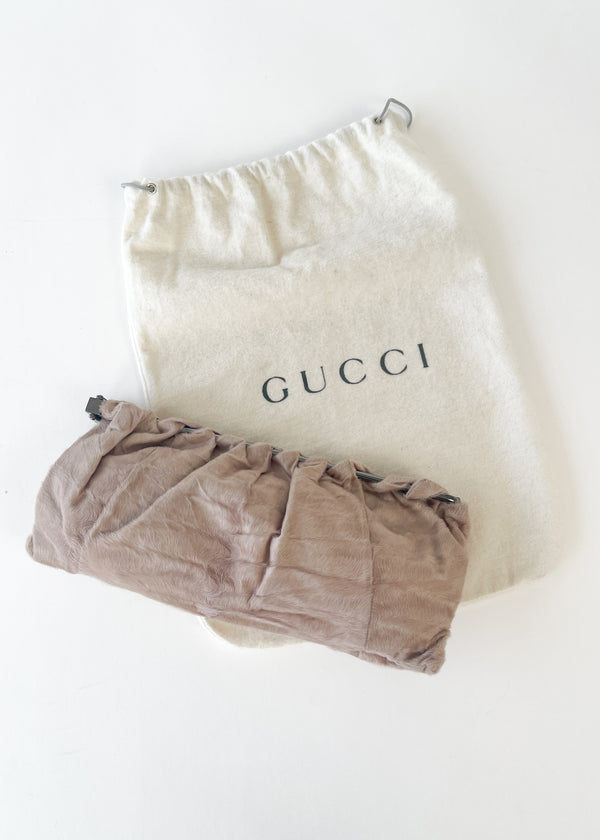 Vintage Gucci Fur Clutch 1999 A/W - Raleigh Vintage