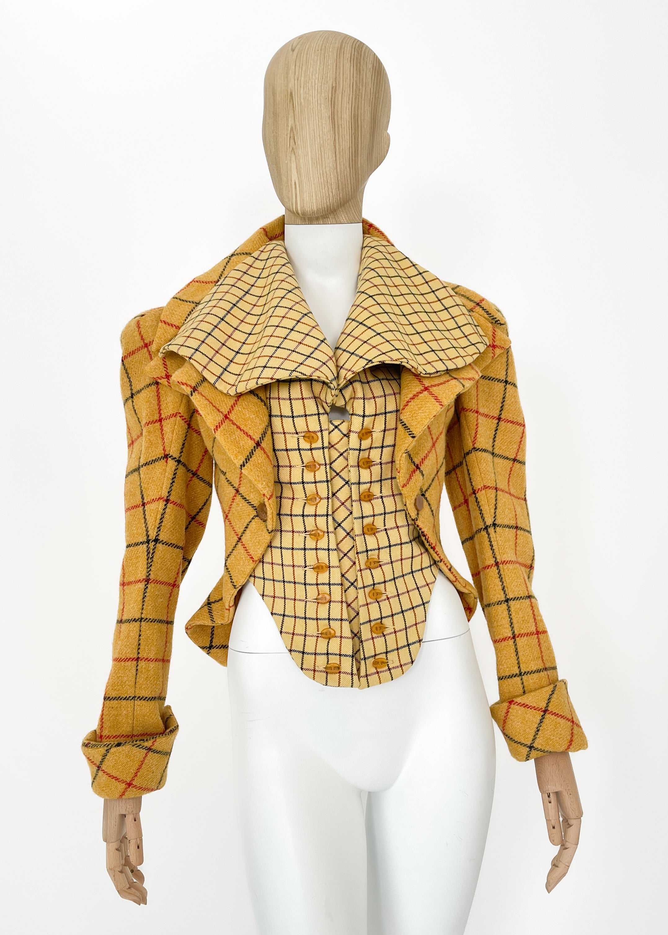 Vivienne Westwood 1995 Corset Vest and Jacket