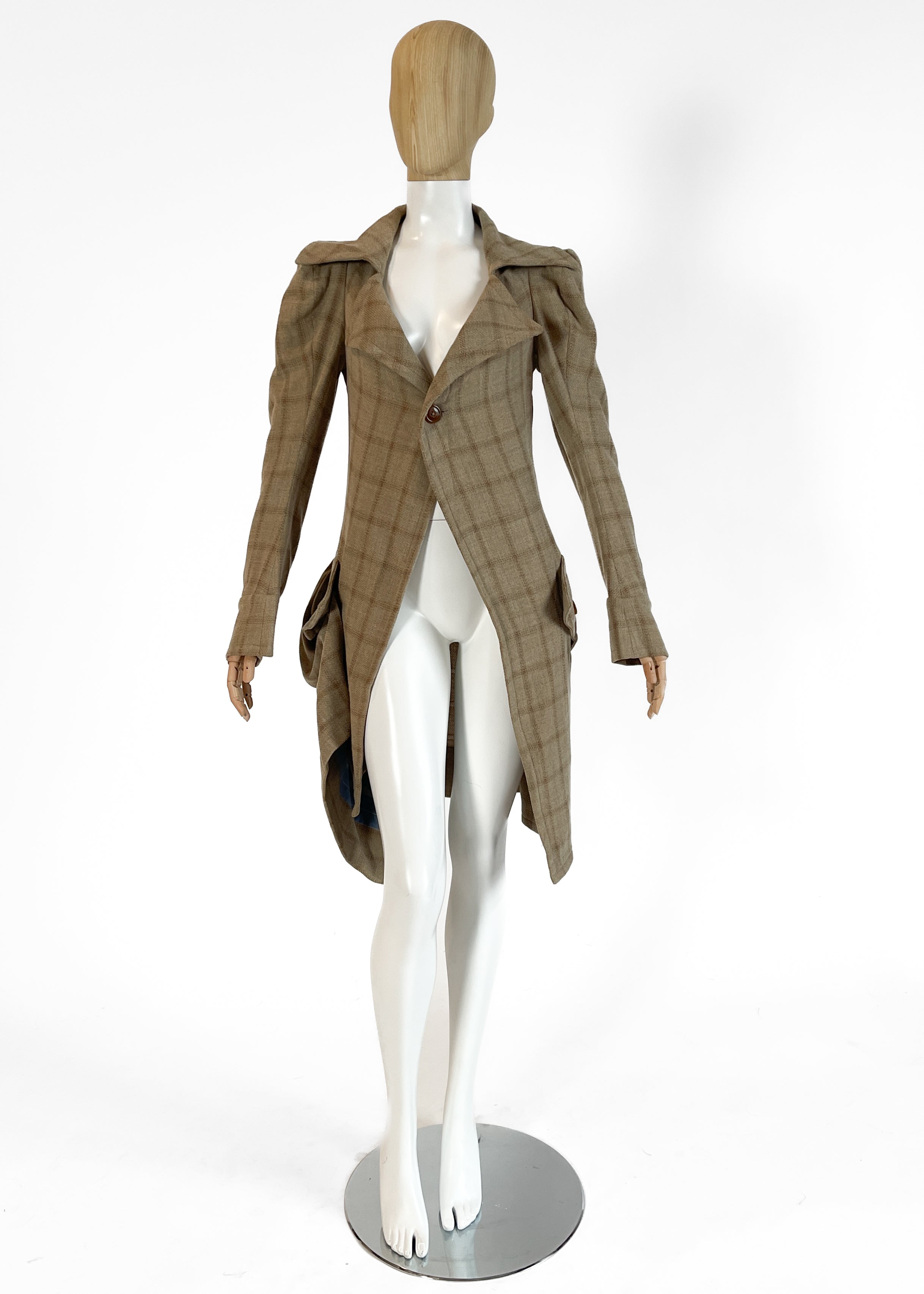 Vivienne Westwood Plaid "Pirate" Coat