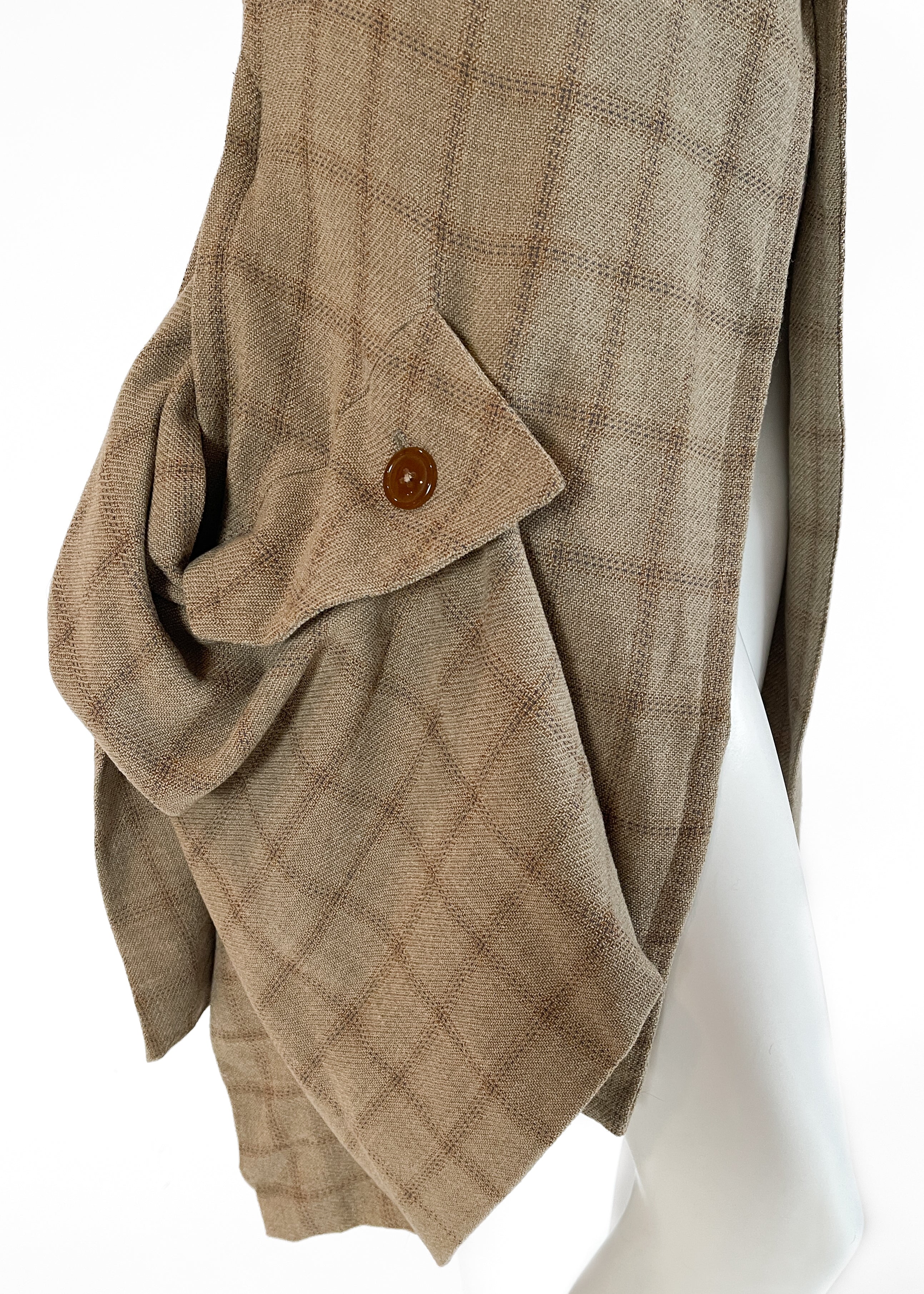 Vivienne Westwood Plaid "Pirate" Coat