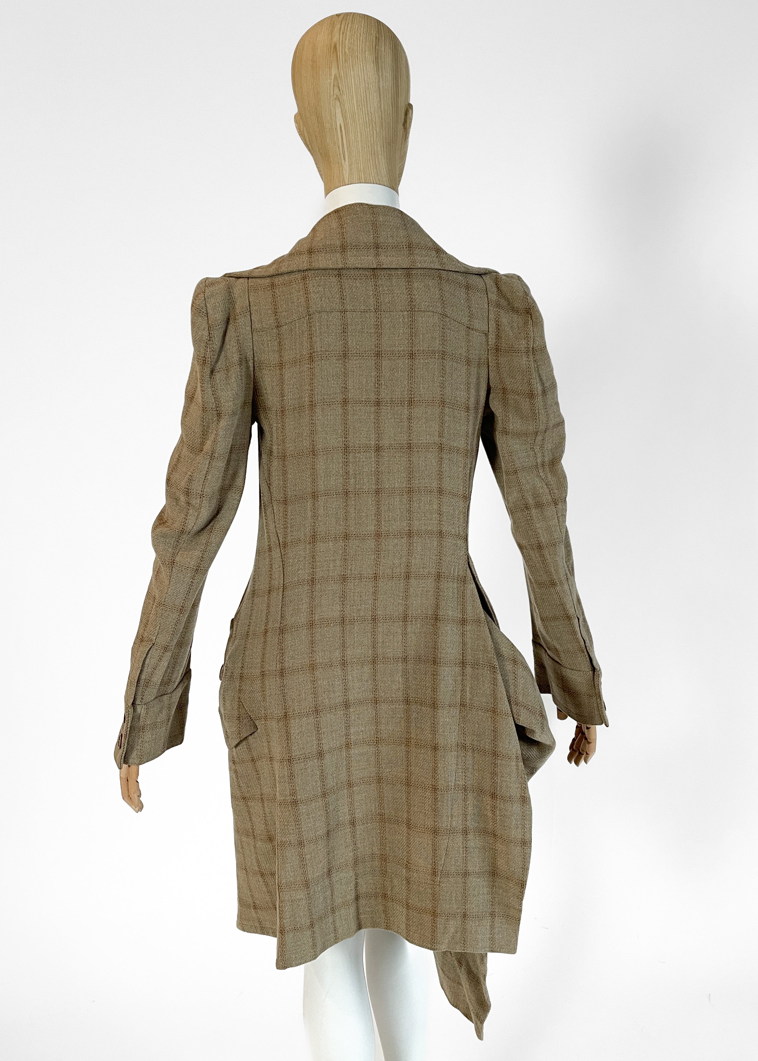 Vivienne Westwood Plaid "Pirate" Coat