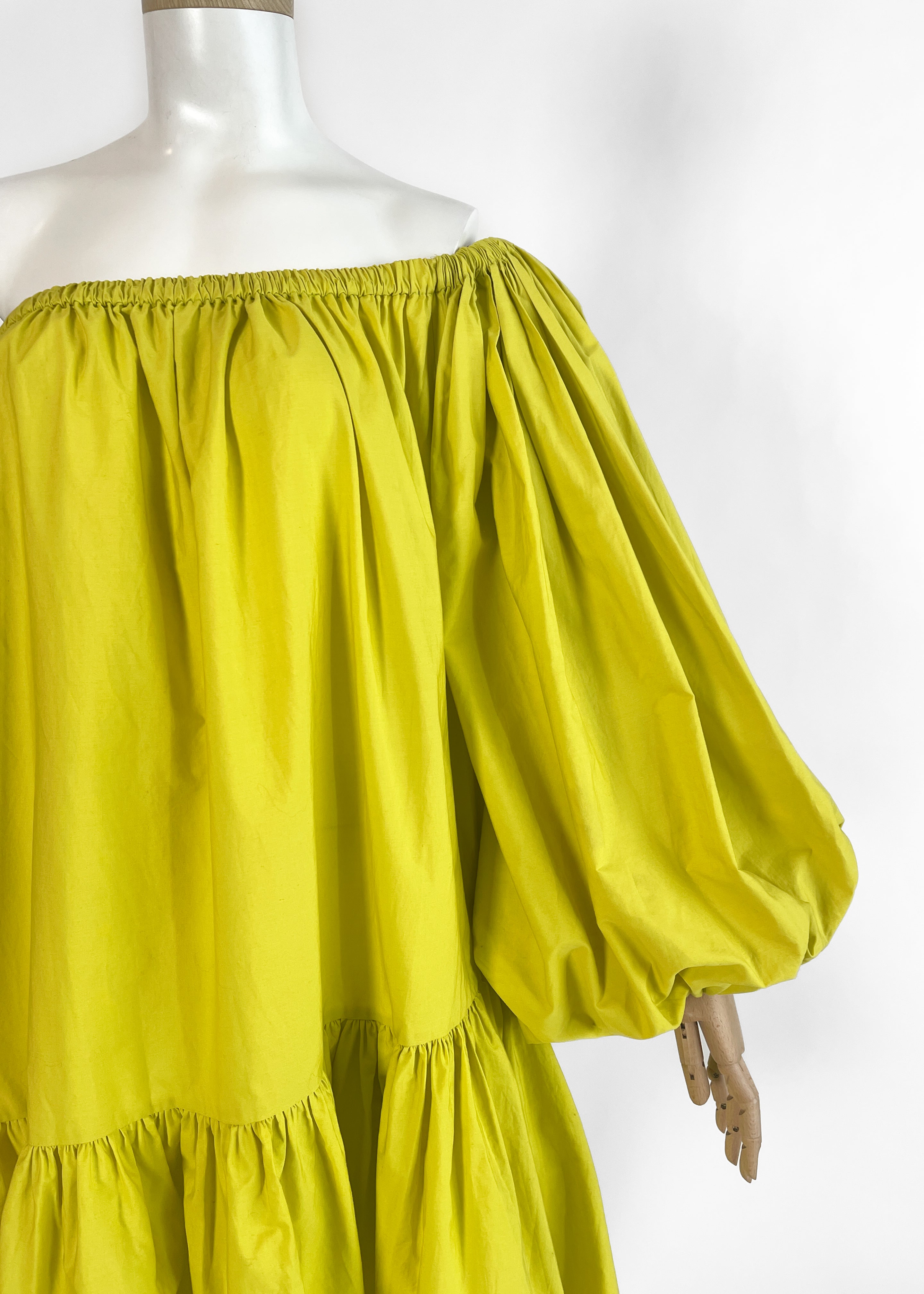 Yves Saint Laurent One-Shoulder Mini Dress Spring 1991