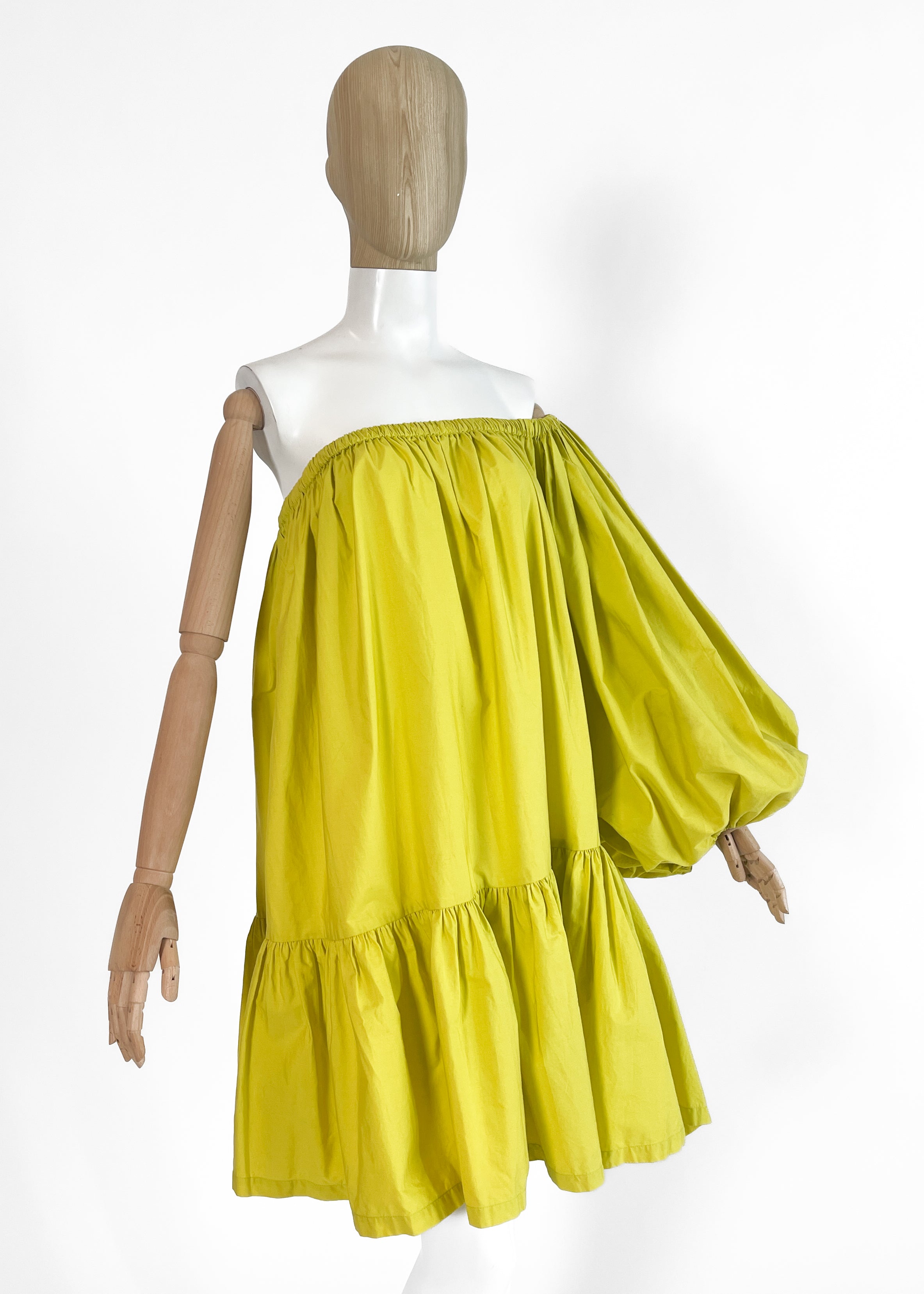 Yves Saint Laurent One-Shoulder Mini Dress Spring 1991