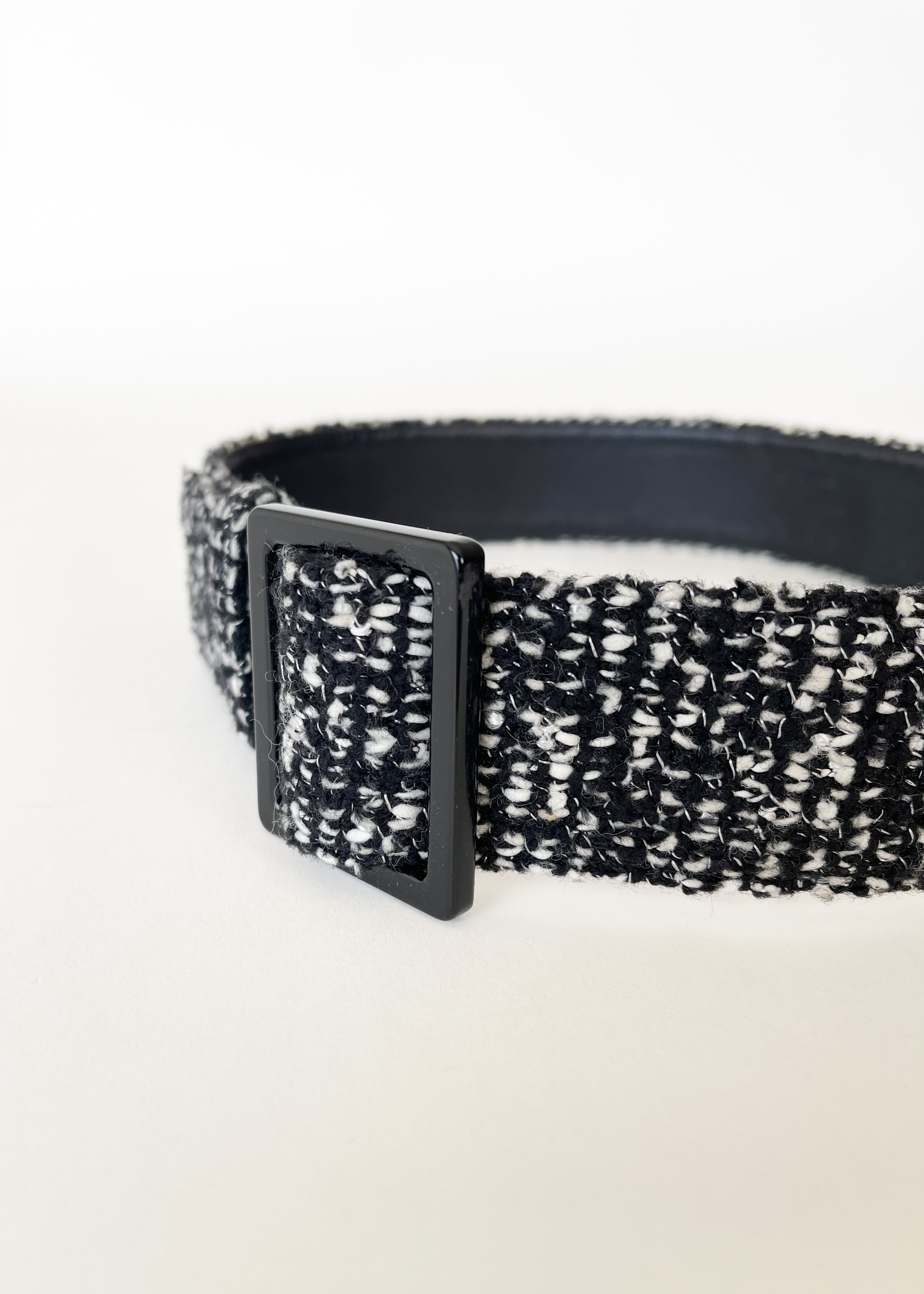 Vintage Yves Saint Laurent Tweed Belt